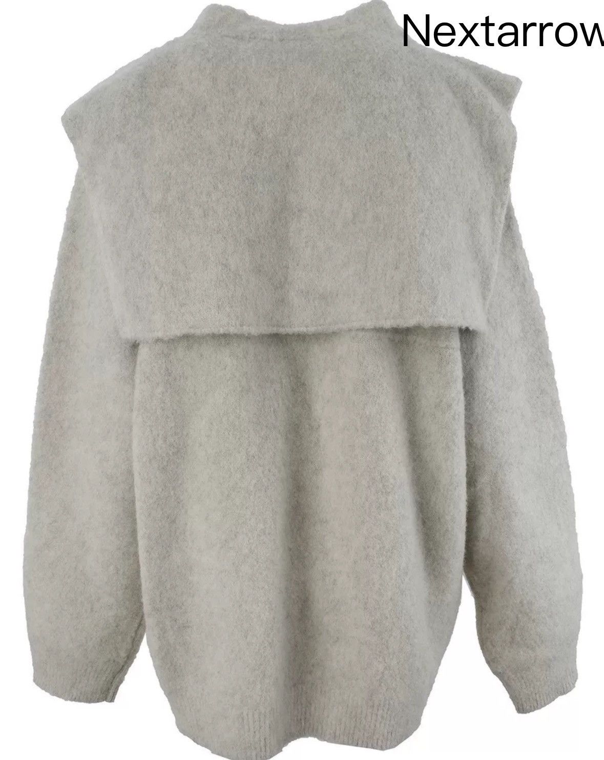 Jil Sander JIL SANDER AW20 fashion show layered collar wool top shirt Size US M / EU 48-50 / 2 - 2 Thumbnail