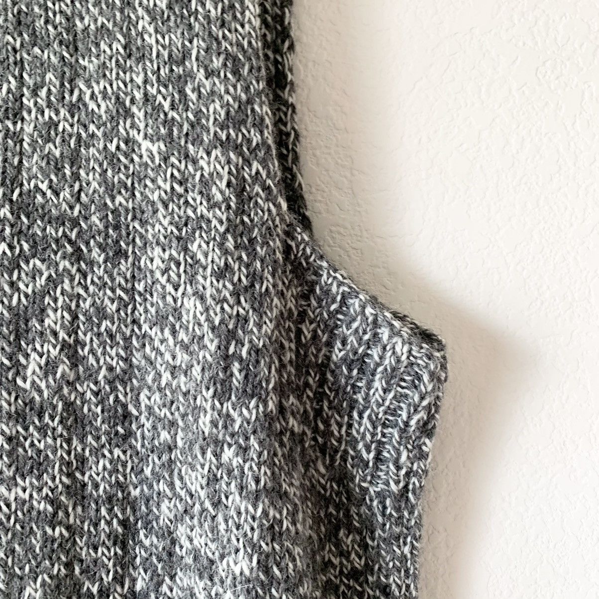 Handmade Hand knit dress with pockets Size S / US 4 / IT 40 - 6 Thumbnail