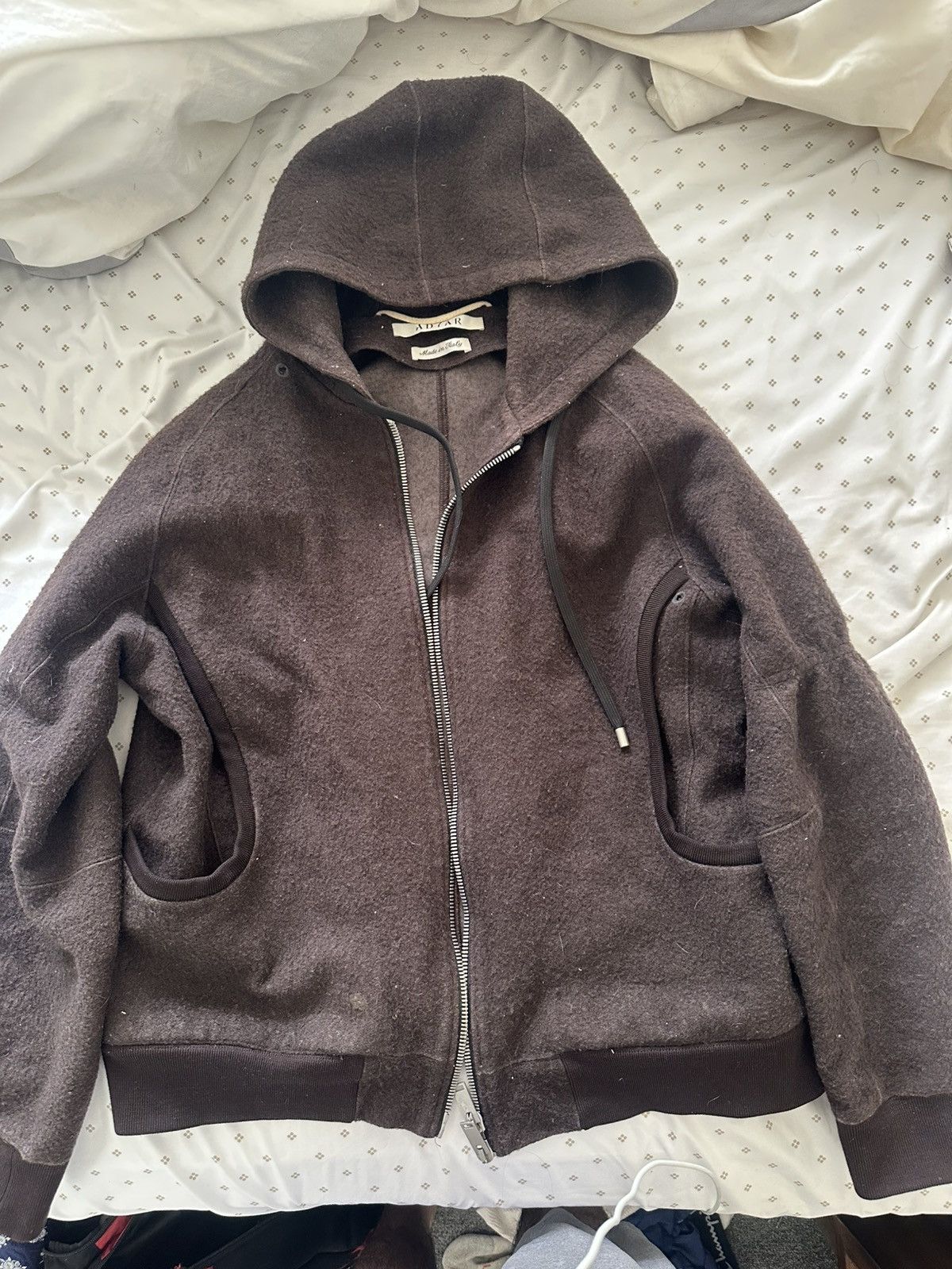Other ADYAR brown wool double zip hoodie Size US L / EU 52-54 / 3 - 1 Thumbnail