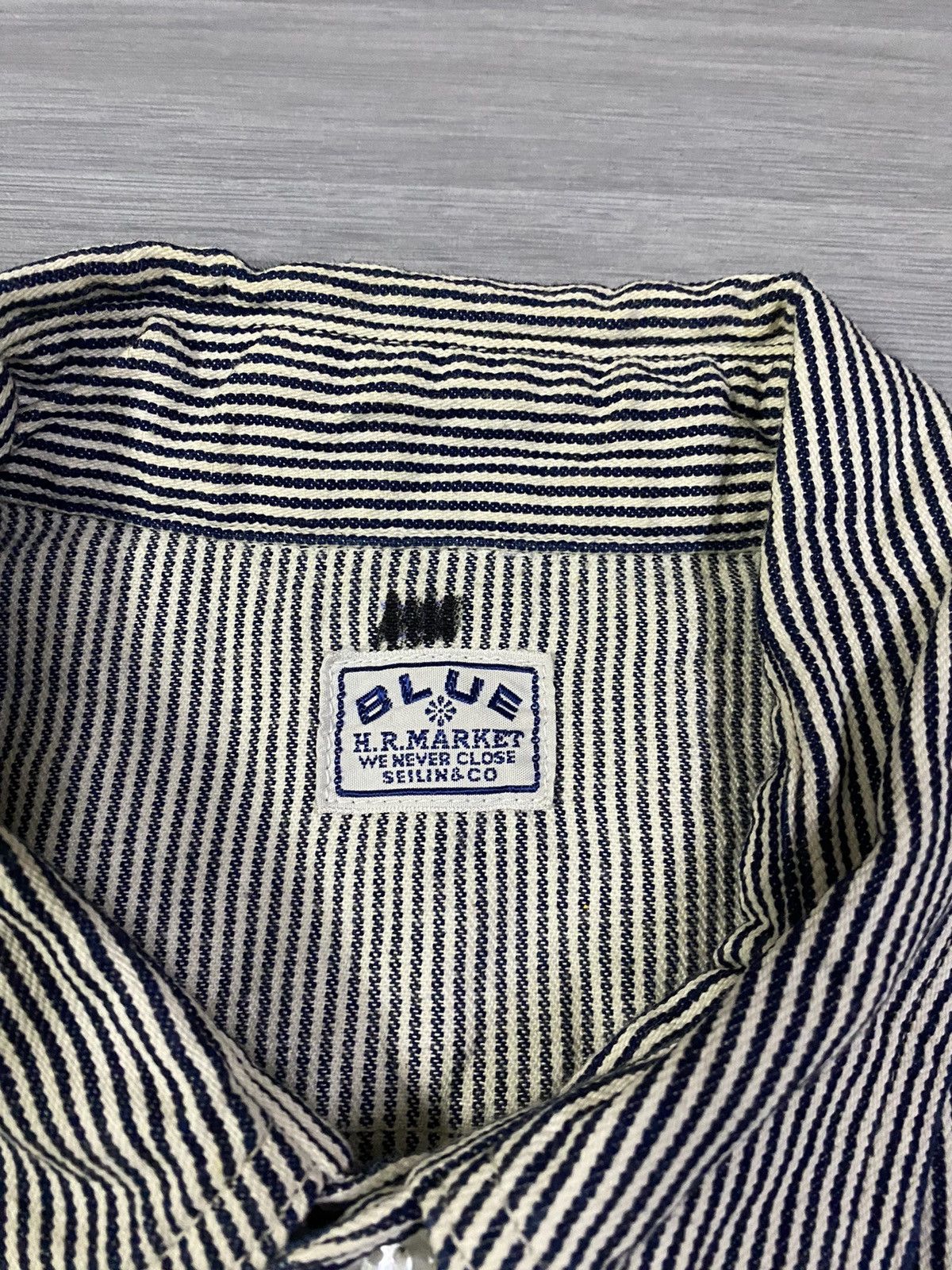 Blue Blue Japan Blue Blue Japan H.Ranch Market Striped Western Shirt Size US M / EU 48-50 / 2 - 9 Thumbnail