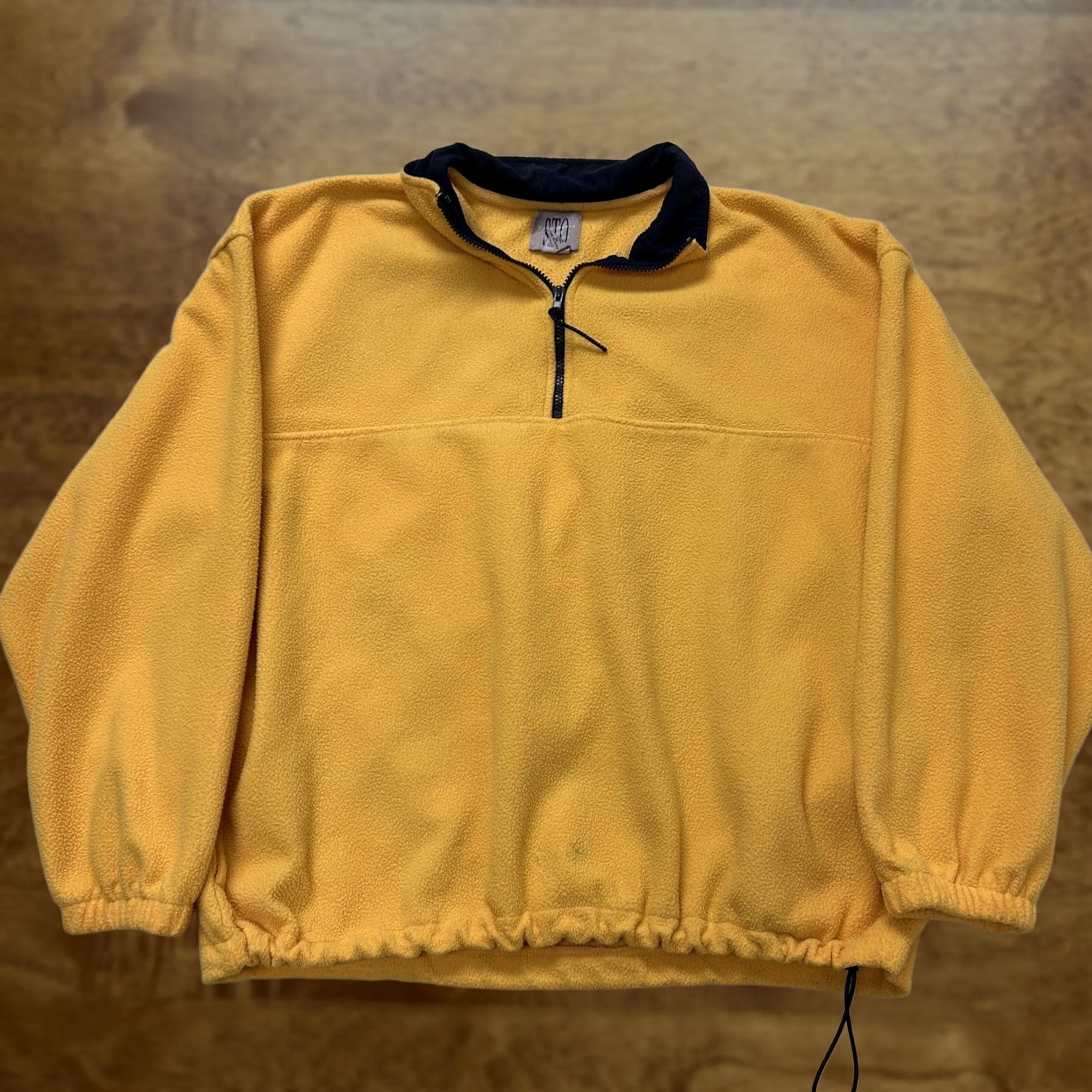Vintage VINTAGE Susquehanna Trail Outfitters Jacket Mens Large Yellow Fleece 1/4 Zip Size US L / EU 52-54 / 3 - 1 Thumbnail