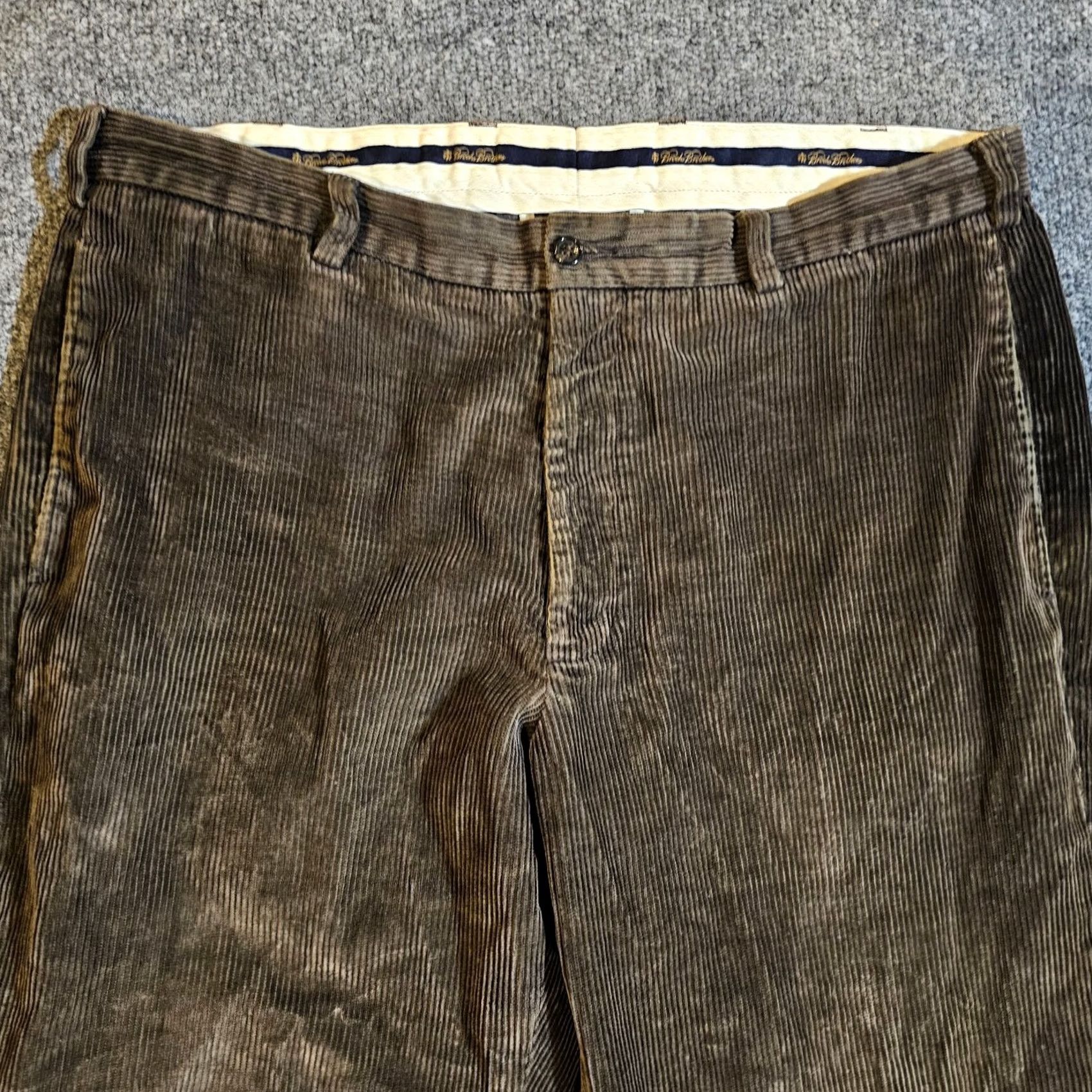 Brooks Brothers Brooks Brothers Pants Mens 38X30 Brown Tapered Corduroy Casual Career Size US 34 / EU 50 - 2 Thumbnail