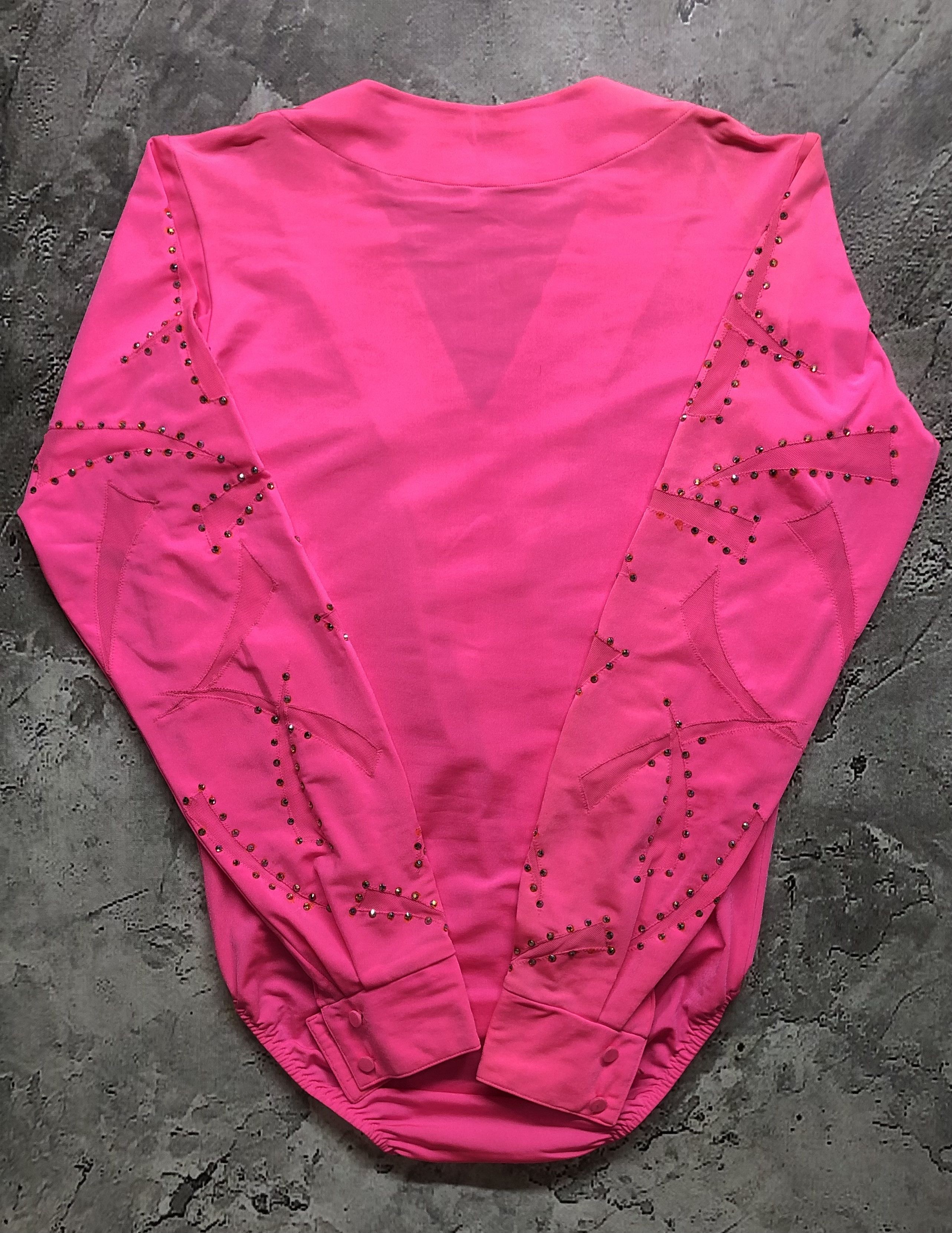 Japanese Brand Amazing Ballroom Shirt with Swarovski Stones Size US M / EU 48-50 / 2 - 9 Thumbnail