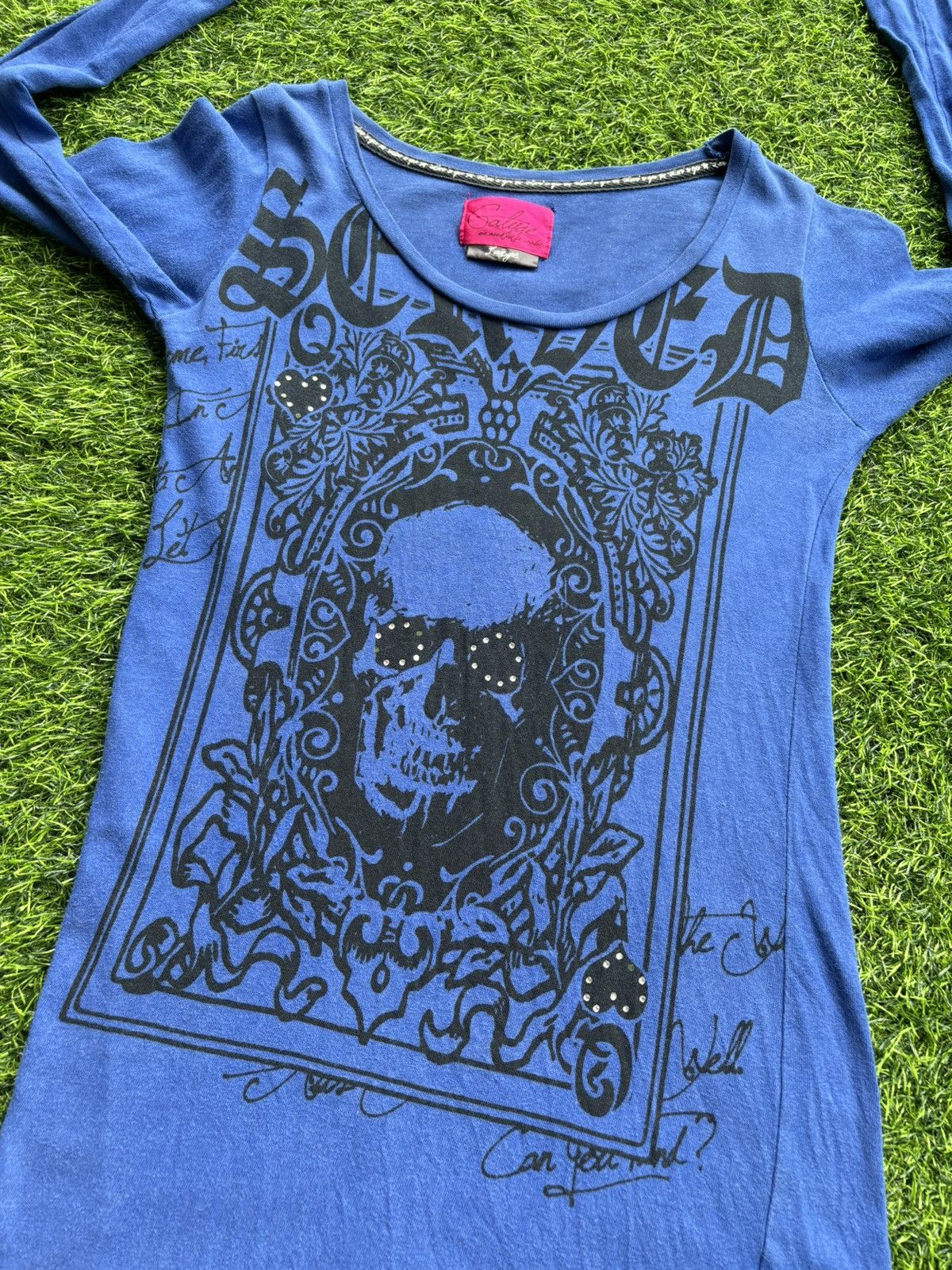 Hysteric Glamour Y2k Galyge Skull Longsleeve Size L / US 10 / IT 46 - 6 Thumbnail