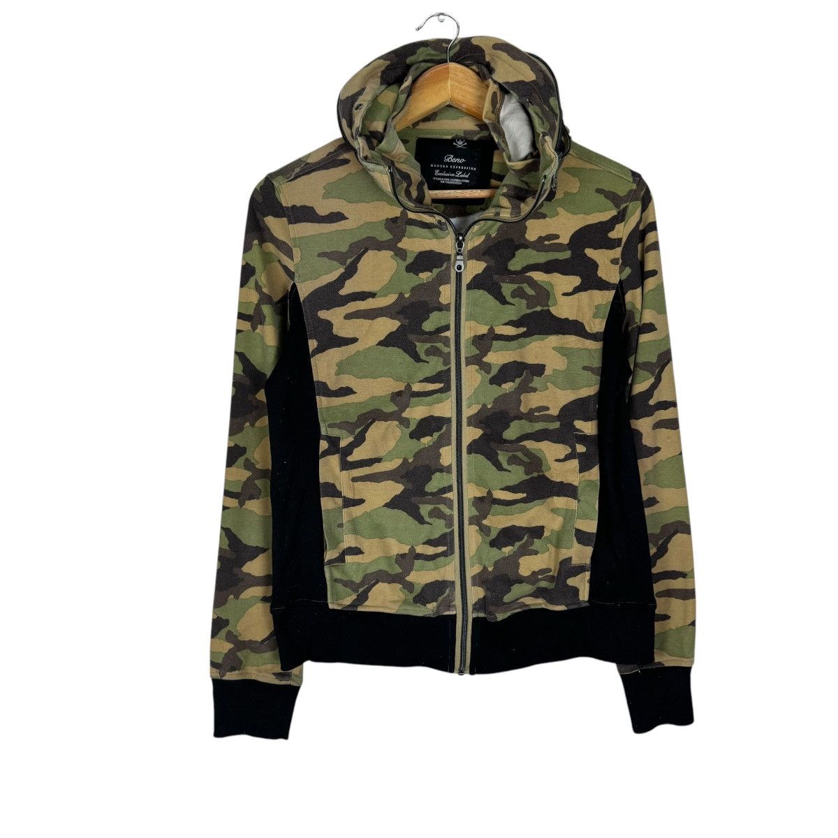 If Six Was Nine 🌟BENO MODERN BOXER HOODIE CAMO JACKET Size M / US 6-8 / IT 42-44 - 2 Thumbnail