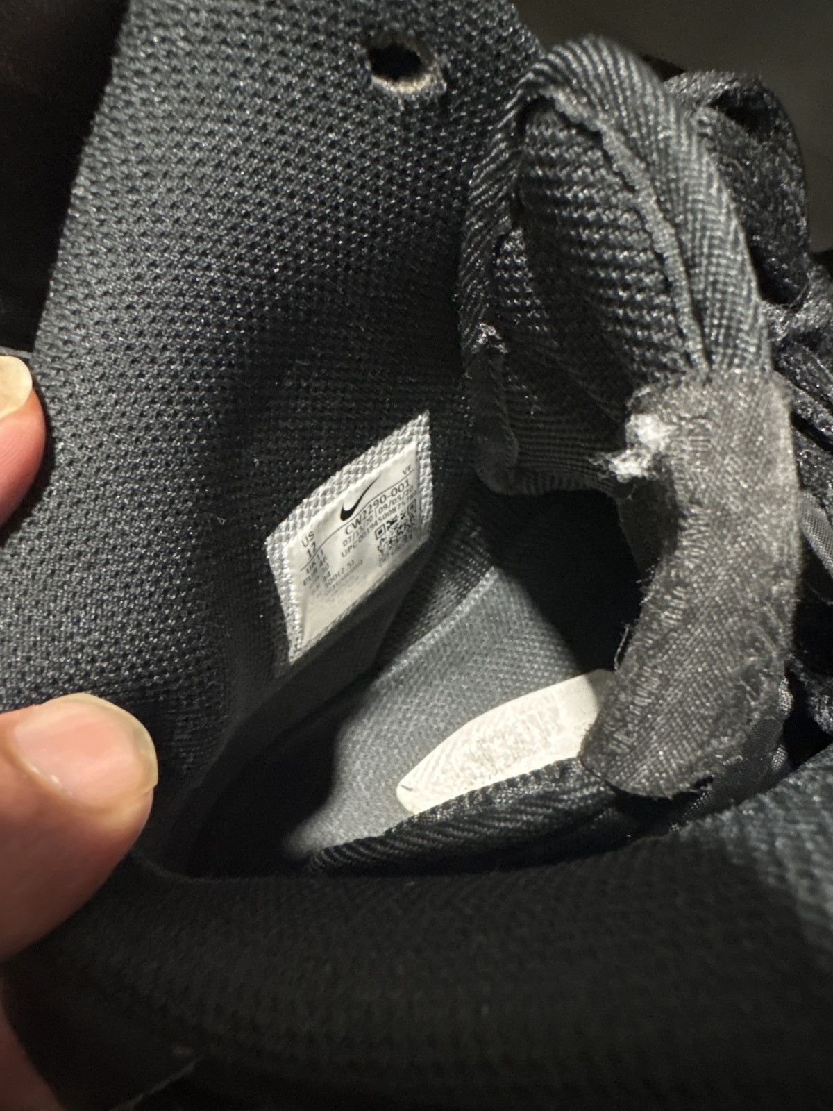 Nike Nike AF1 Hightop Black Size US 12 / EU 45 - 10 Thumbnail