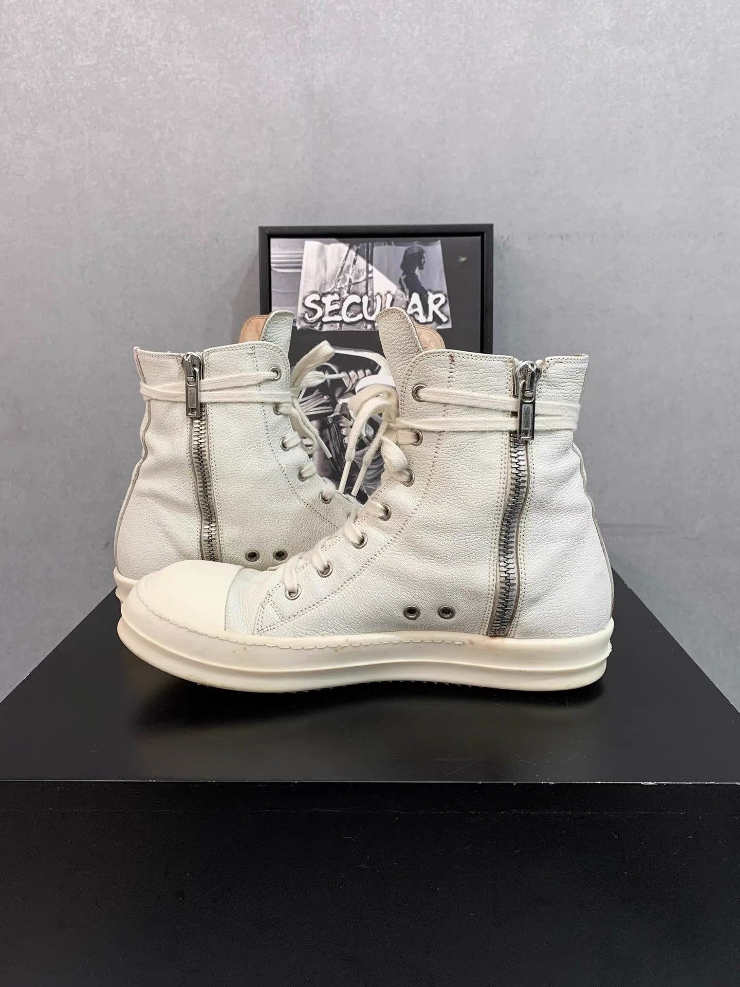 Rick Owens Rick Owens Mint Green Mainline Ramones K34 Size US 8 / EU 41 - 6 Thumbnail