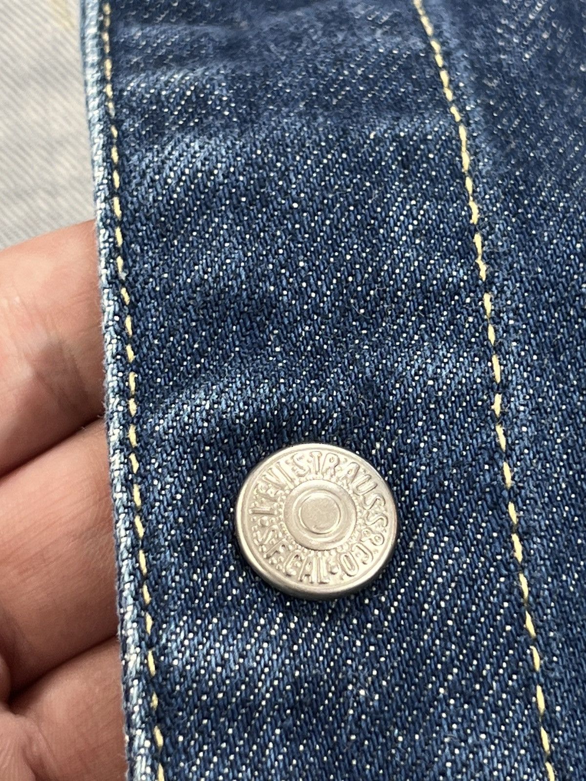 Levi's × Vintage Vintage 2001 Levi’s Denim Track Jacket Detroit Jeans Retro Size US M / EU 48-50 / 2 - 9 Thumbnail