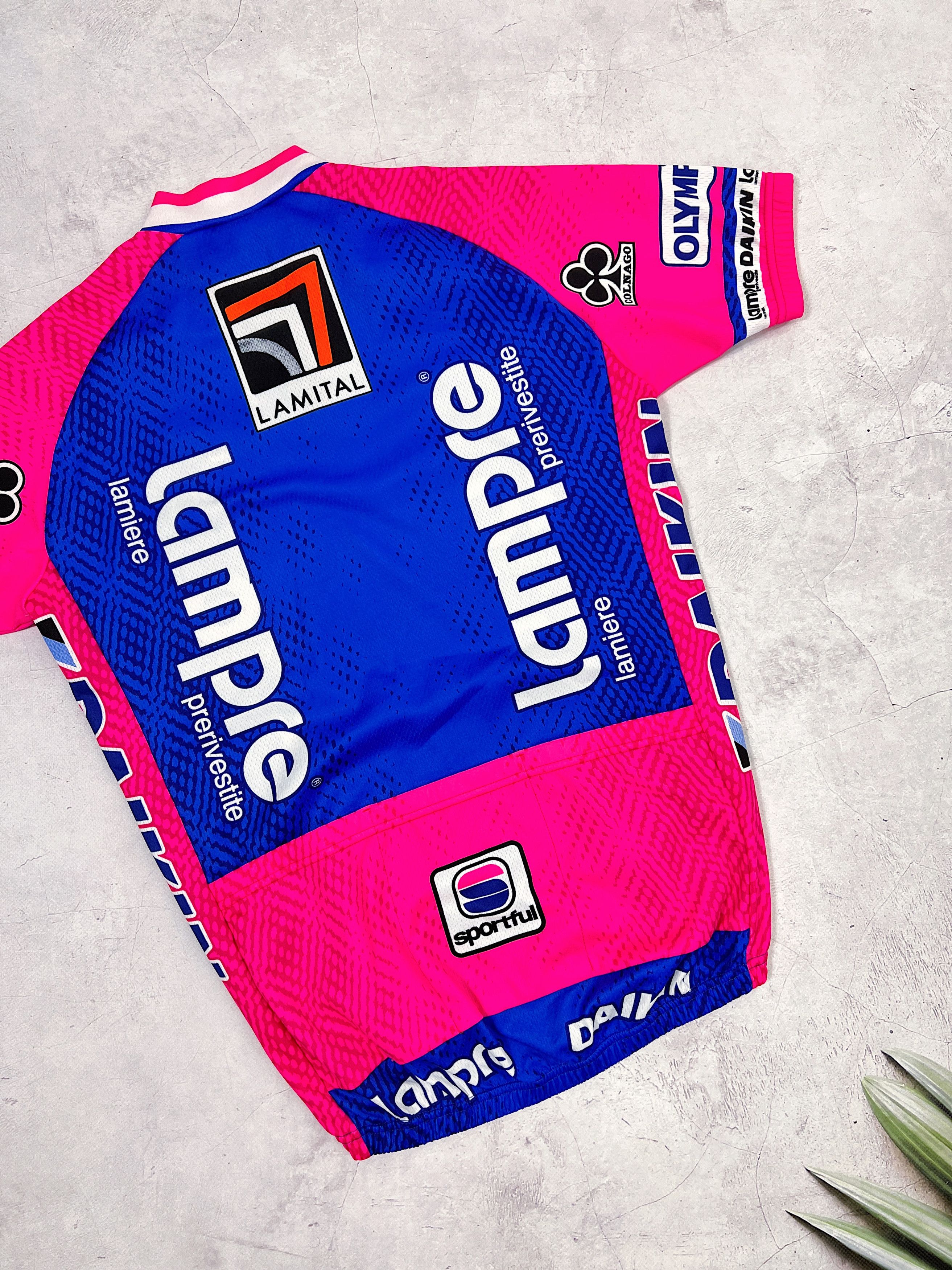 Sports Specialties × Vintage Sportful Lampre Daikin Cycling Jersey Colnago Size US M / EU 48-50 / 2 - 14 Thumbnail
