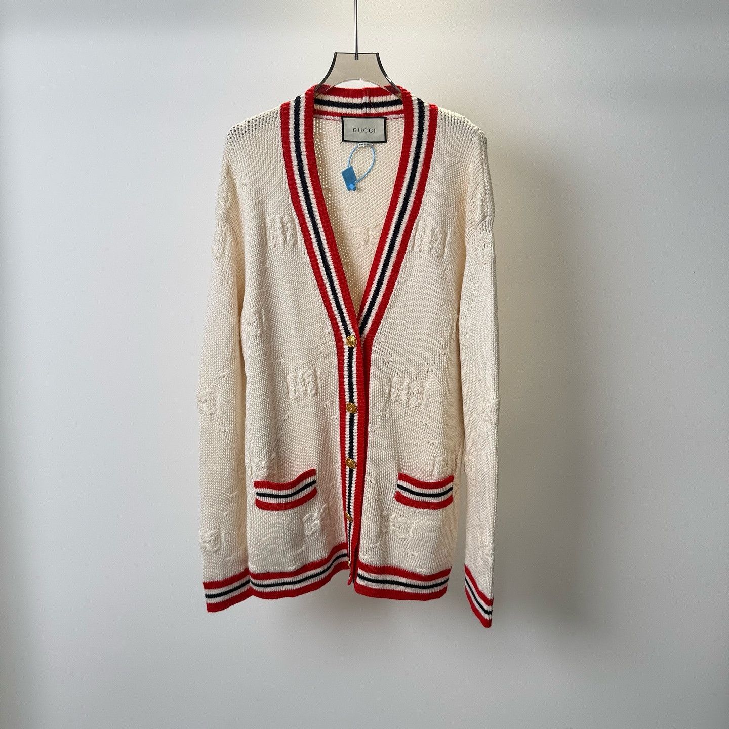 Gucci Gucci GG Logo Cardigan Size S Size S / US 4 / IT 40 - 1 Thumbnail