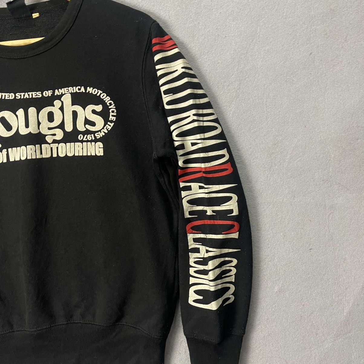 Vintage 2000s Roughs Motorcycle Graphic Sweatshirt Size US M / EU 48-50 / 2 - 4 Thumbnail