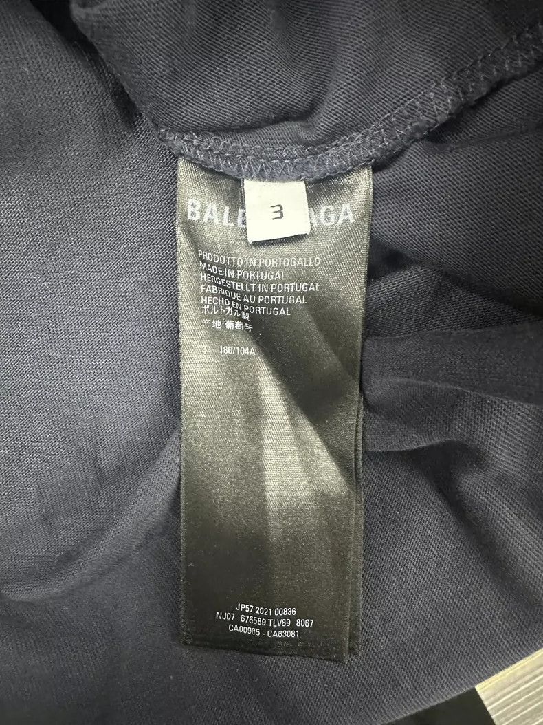 Balenciaga Balenciaga 22ss distressed short-sleeved shirt with scisso Size US L / EU 52-54 / 3 - 4 Thumbnail