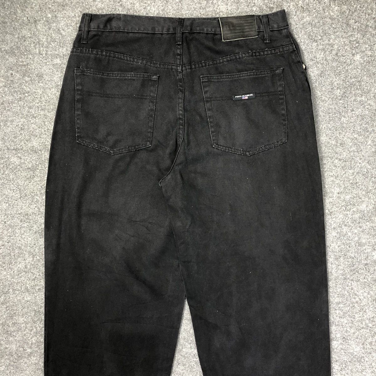 Ralph Lauren 💢Rare💢 Vintage RL RALPH LAUREN Baggy Denim Jeans Size US 36 / EU 52 - 12 Thumbnail