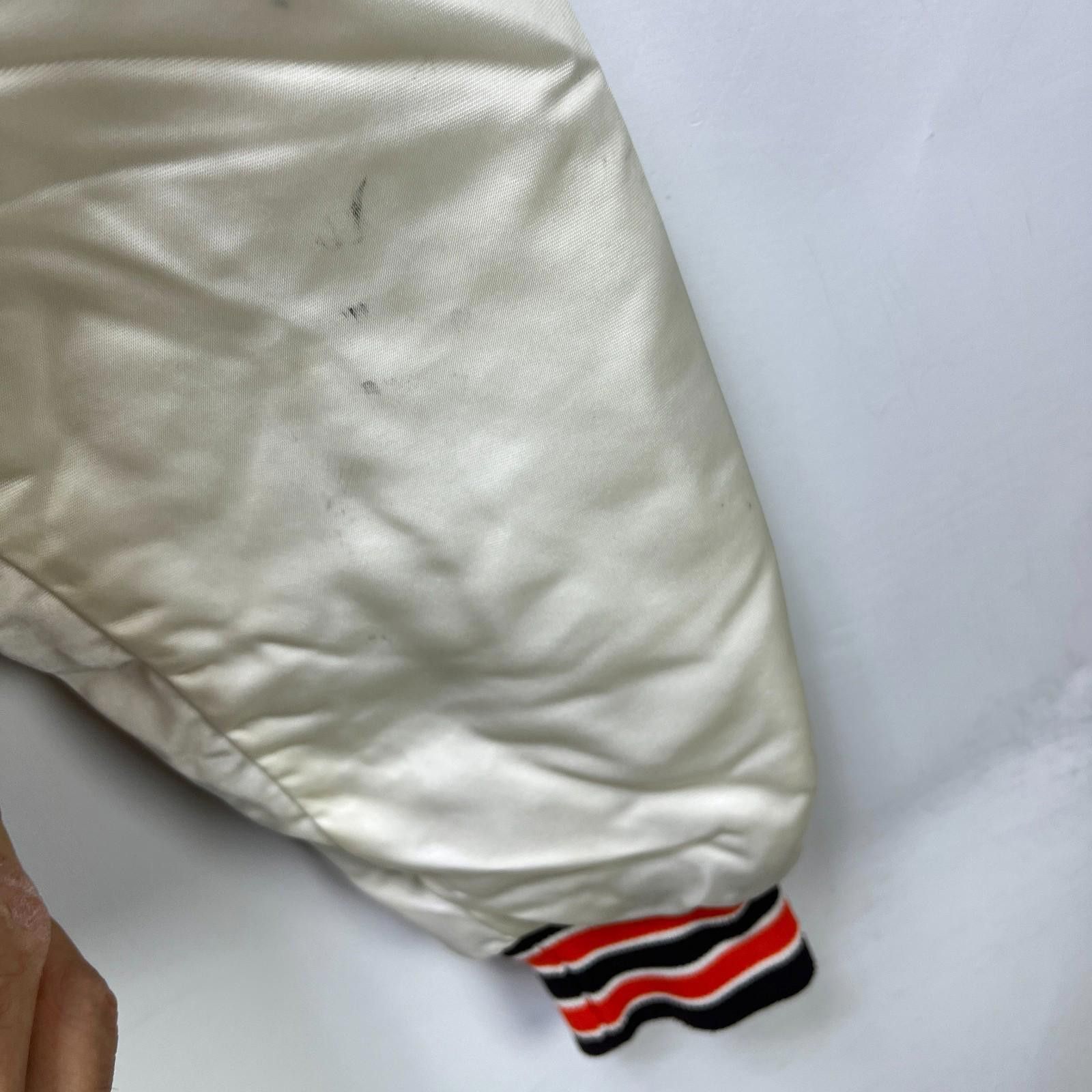 Starter Vintage 90s Starter Cleveland Browns Bomber Jacket Medium Size ONE SIZE - 4 Thumbnail