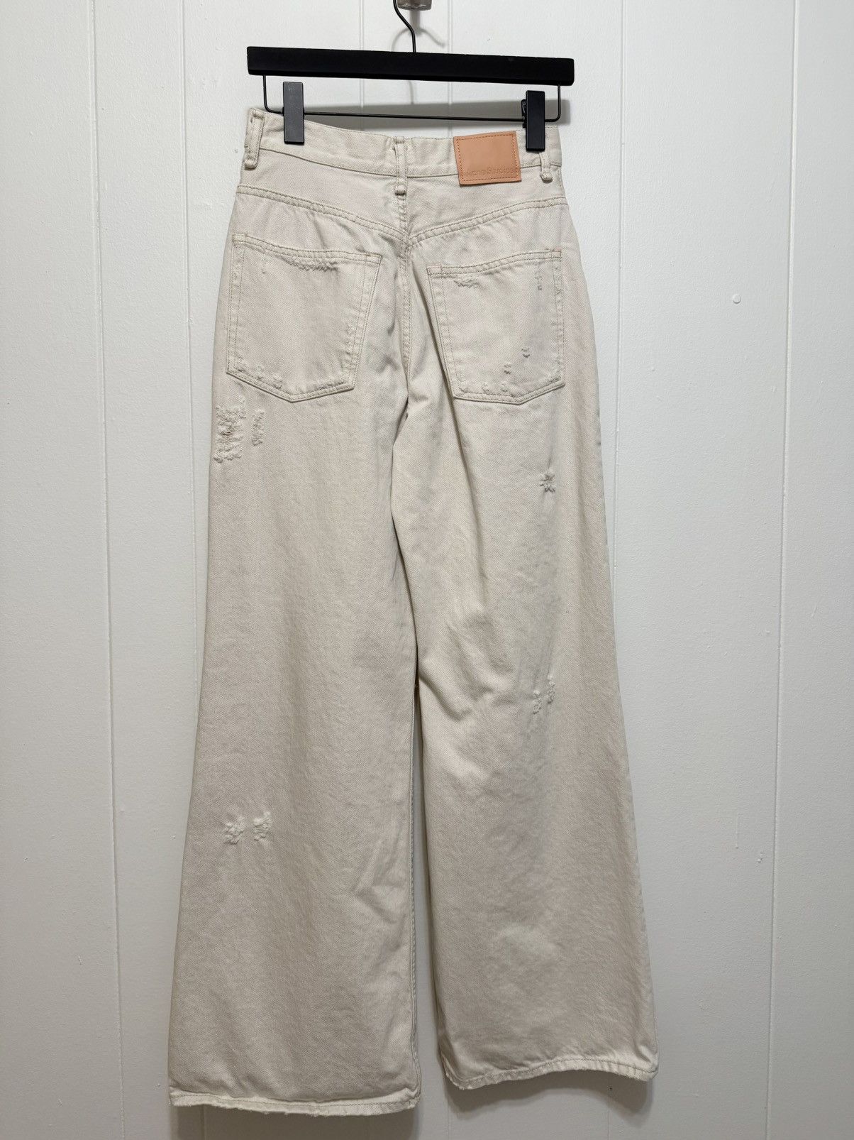 Acne Studios Acne Studios 2022 Split White Jeans Size 26" / US 2 / IT 38 - 3 Thumbnail