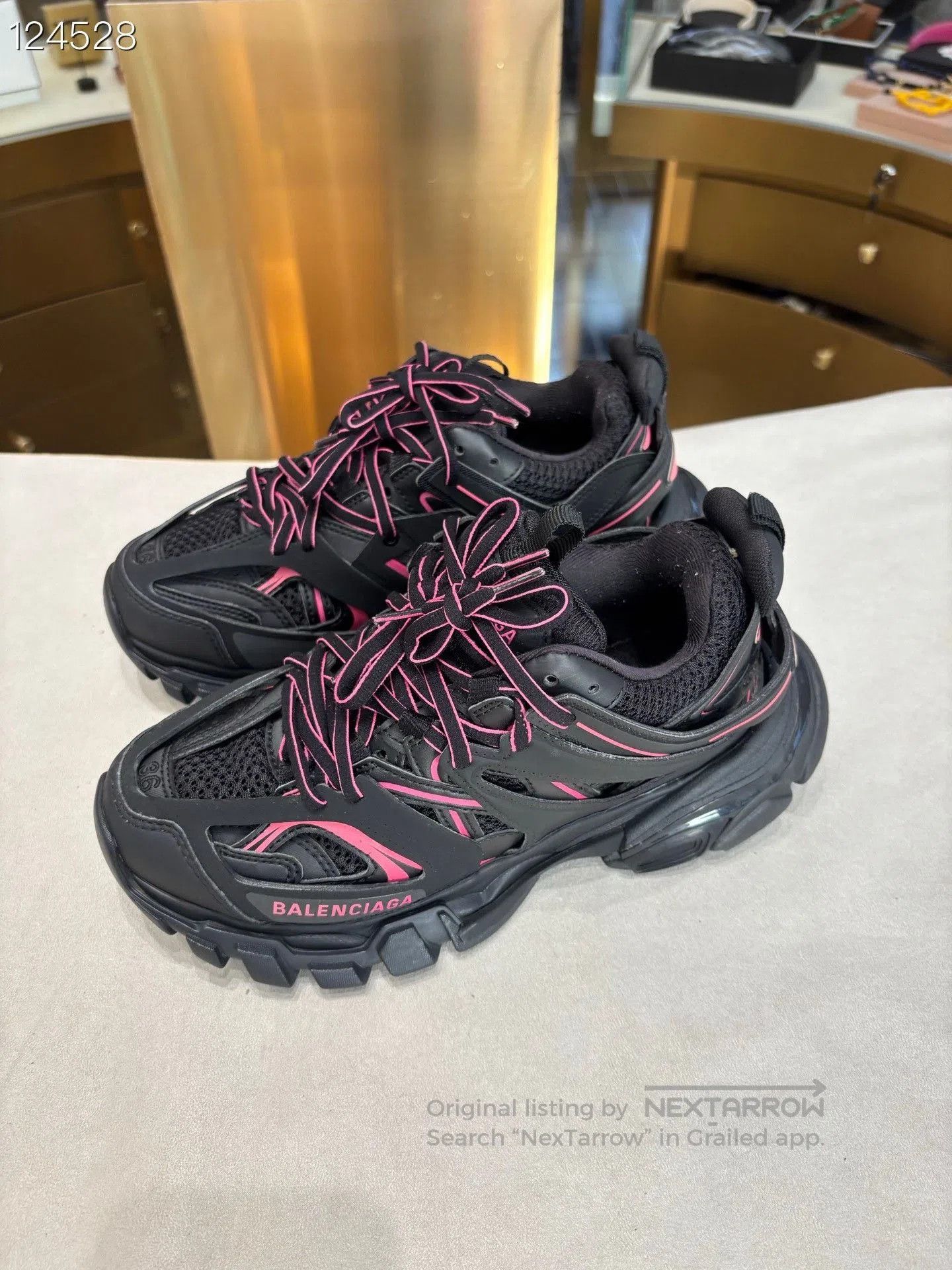 Balenciaga Balenciaga Track Dad Shoes Black Pink. Size US 5 / IT 35 - 2 Thumbnail