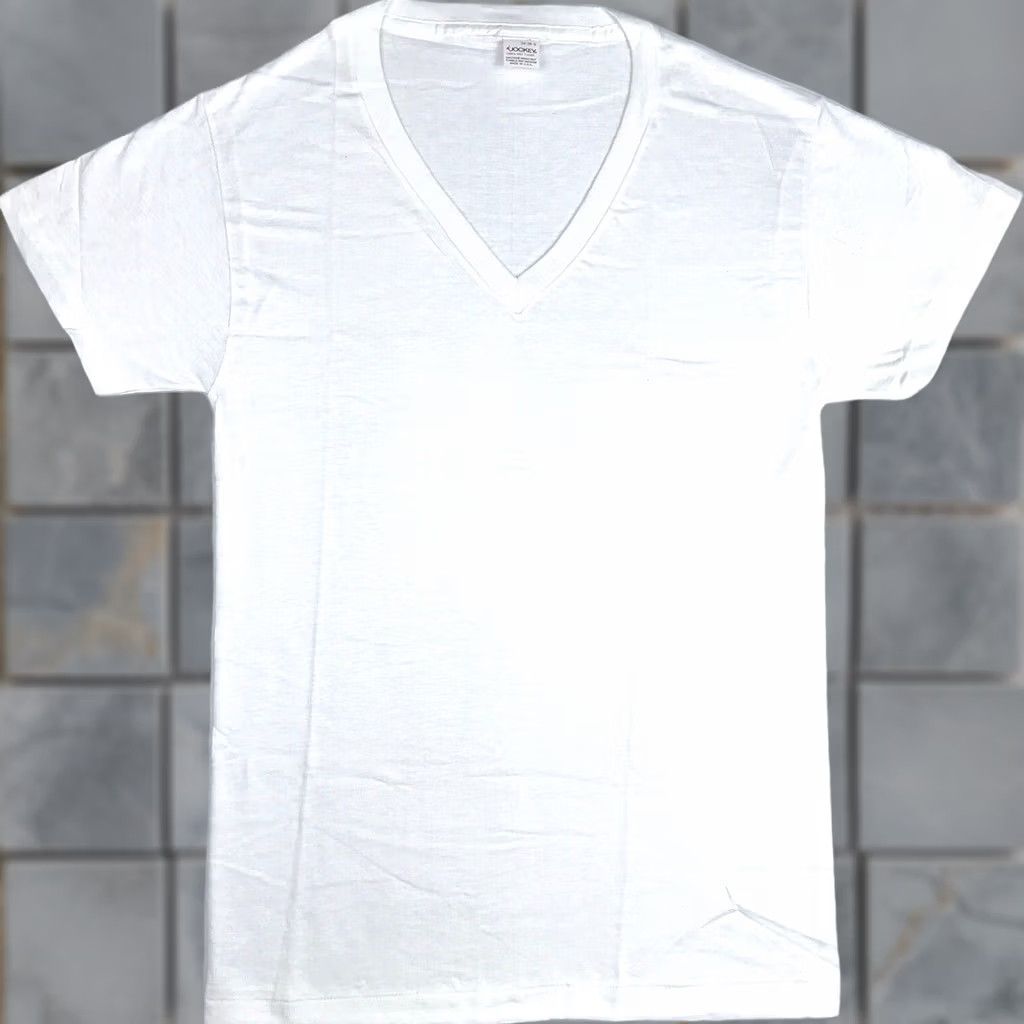 Jockey VINTAGE Jockey T-Shirt XS White Knit V-Neck Men 80s Thick Power Blank OO NOS 80s Mens Shirt XS White Knit V-Neck Jockey T-Shirt White 80s Mens Size US XS / EU 42 / 0 - 1 Thumbnail
