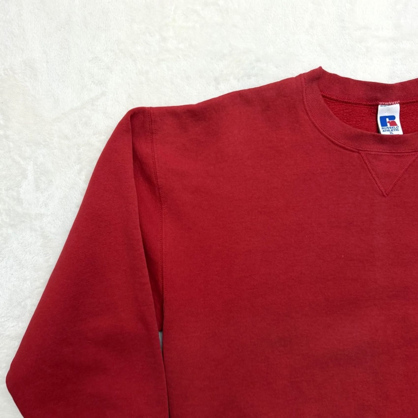 Russell Athletic Russell Athletic Sweatshirt Mens XL Red Fleece Pullover Solid Logo Size US XL / EU 56 / 4 - 6 Thumbnail