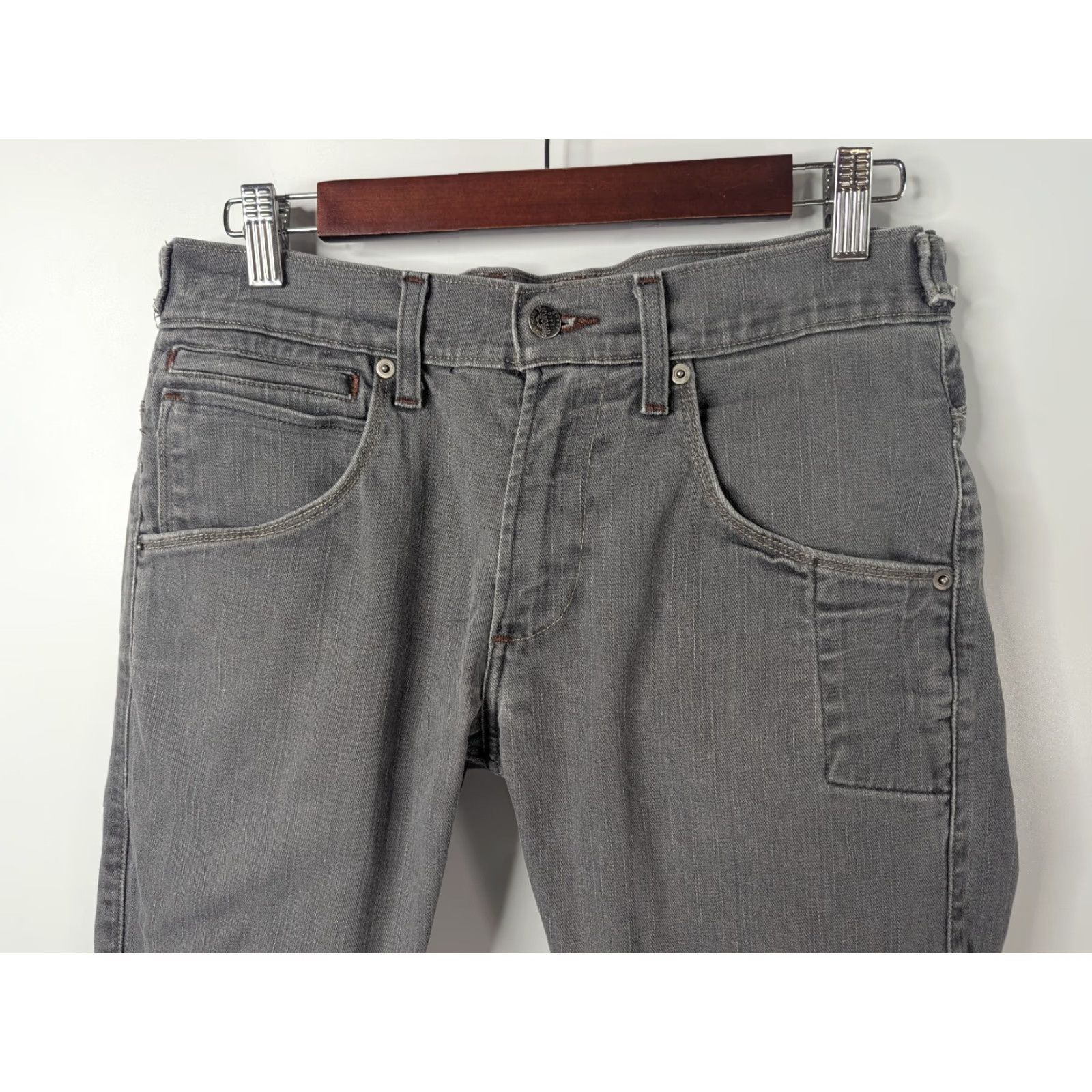 Levi's Levi’s 511 Gray Jeans Adjustable Waist Size 32x30 Multi-Pocket Slim Fit Y2K Size US 32 / EU 48 - 6 Thumbnail