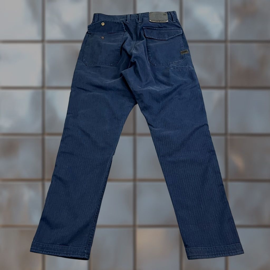 G-Star G-Star Jeans Fatigue Pant 30 30 Dark Blue Tapered 5-Pocket Denim Regular Mens Fatigue Pant Size US 30 / EU 46 - 1 Thumbnail