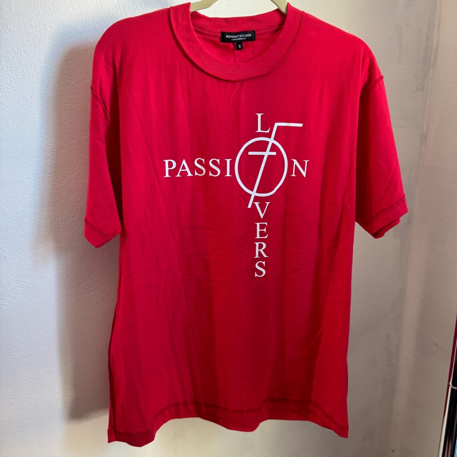 Midnight Studios Midnight Studios Bauhaus Passion of Lovers Large T-Shirt Red Size US L / EU 52-54 / 3 - 1 Thumbnail