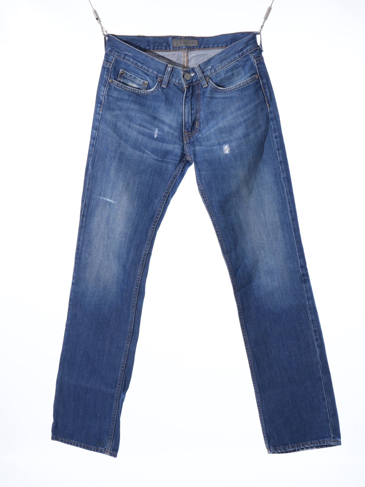 Acne Studios ACNE Jeans Denim Mic PUNCH Leather Patch W30 Size US 33 - 4 Thumbnail