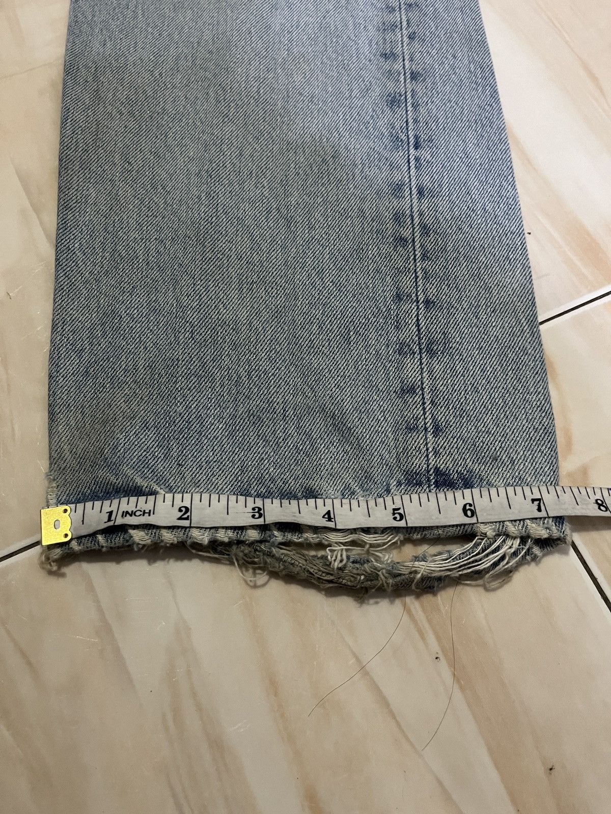 Levi's Vintage Clothing Vintage Levis 501 x Hitomi Handmade x Bob Marley Size US 30 / EU 46 - 23 Thumbnail