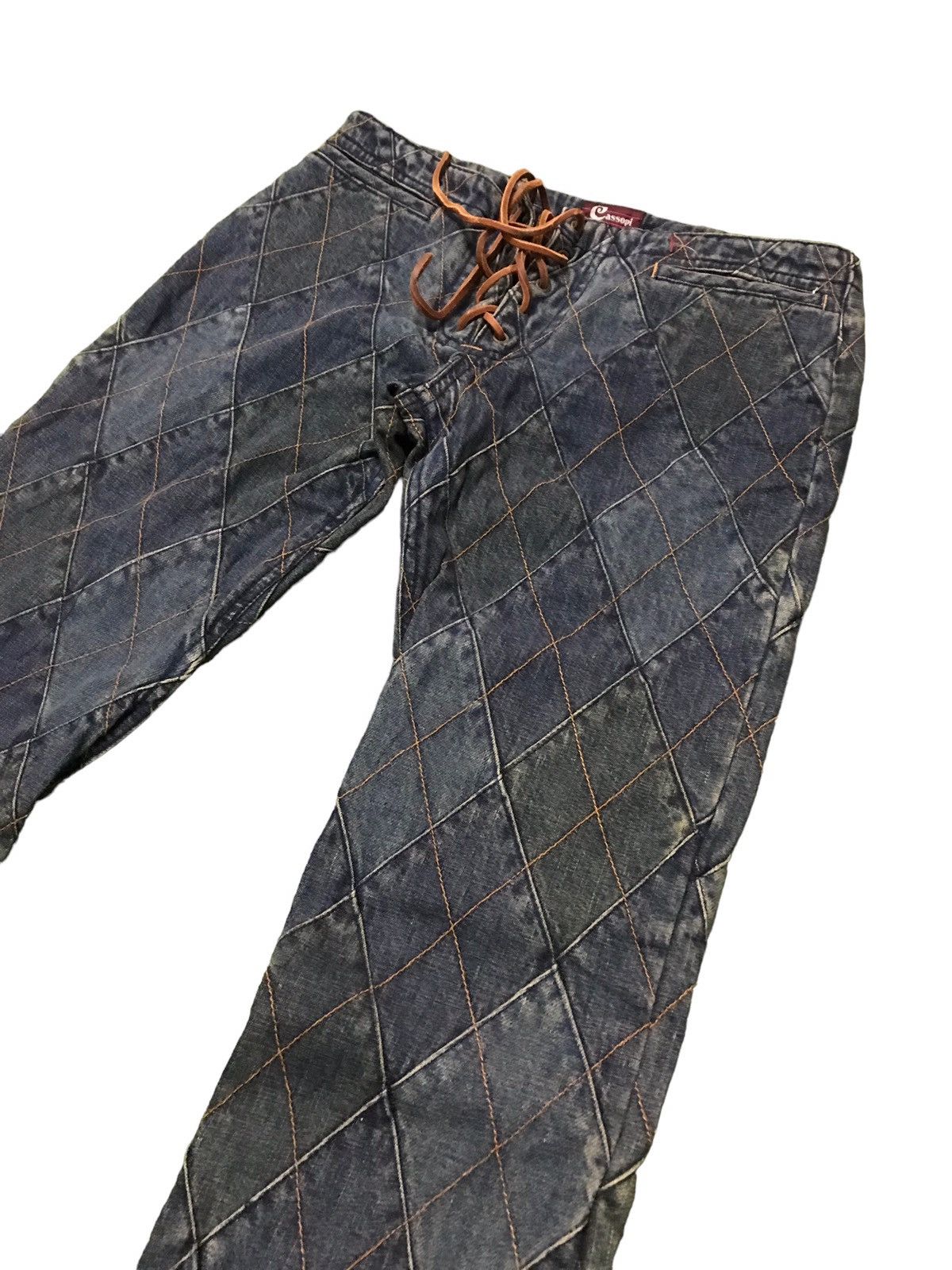 Seditionaries 🔥BEST OFFER🔥Cassopi Punk Bondage Style Flared Jeans Size US 28 / EU 44 - 3 Thumbnail