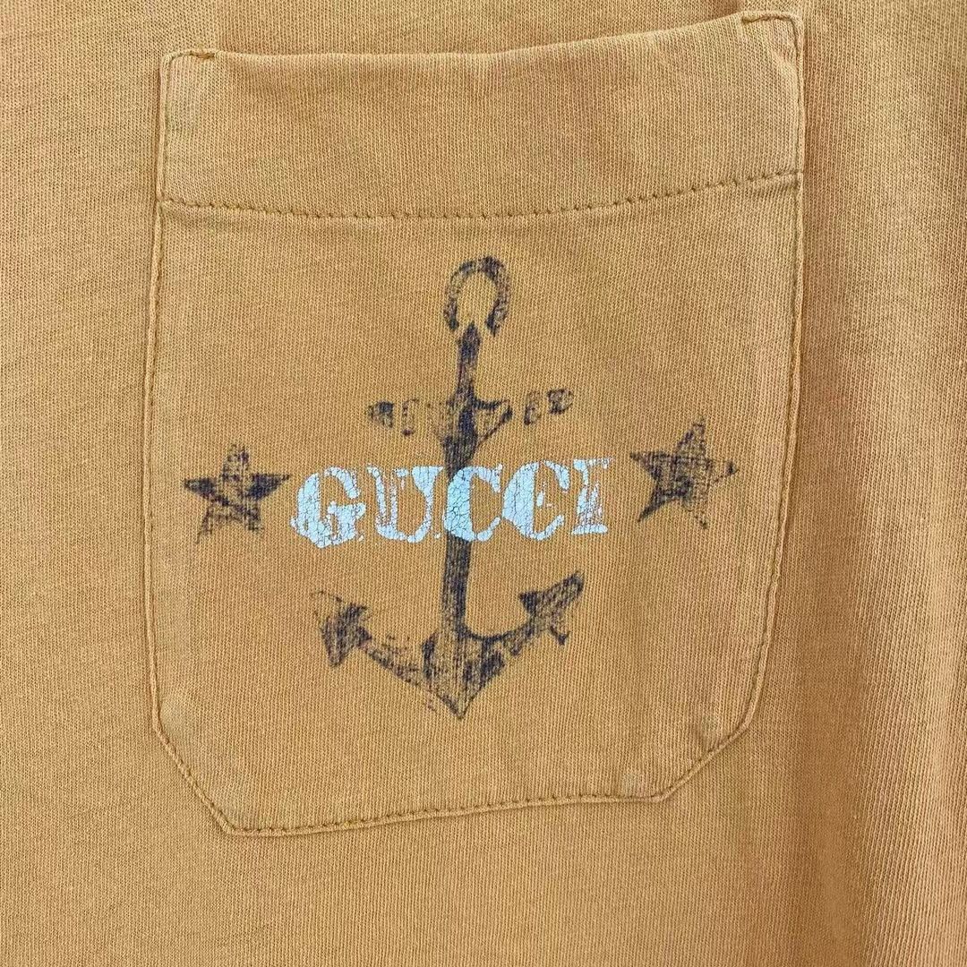 Gucci Gucci chest pocket anchor letter short sleeves Nextarrow-24 Size US M / EU 48-50 / 2 - 3 Thumbnail