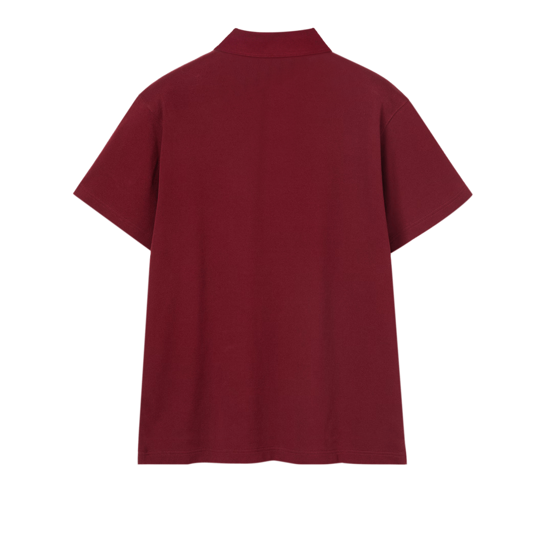 Gucci o1mt1gz0226 Cotton Polo Shirt in Burgundy Size US L / EU 52-54 / 3 - 2 Thumbnail