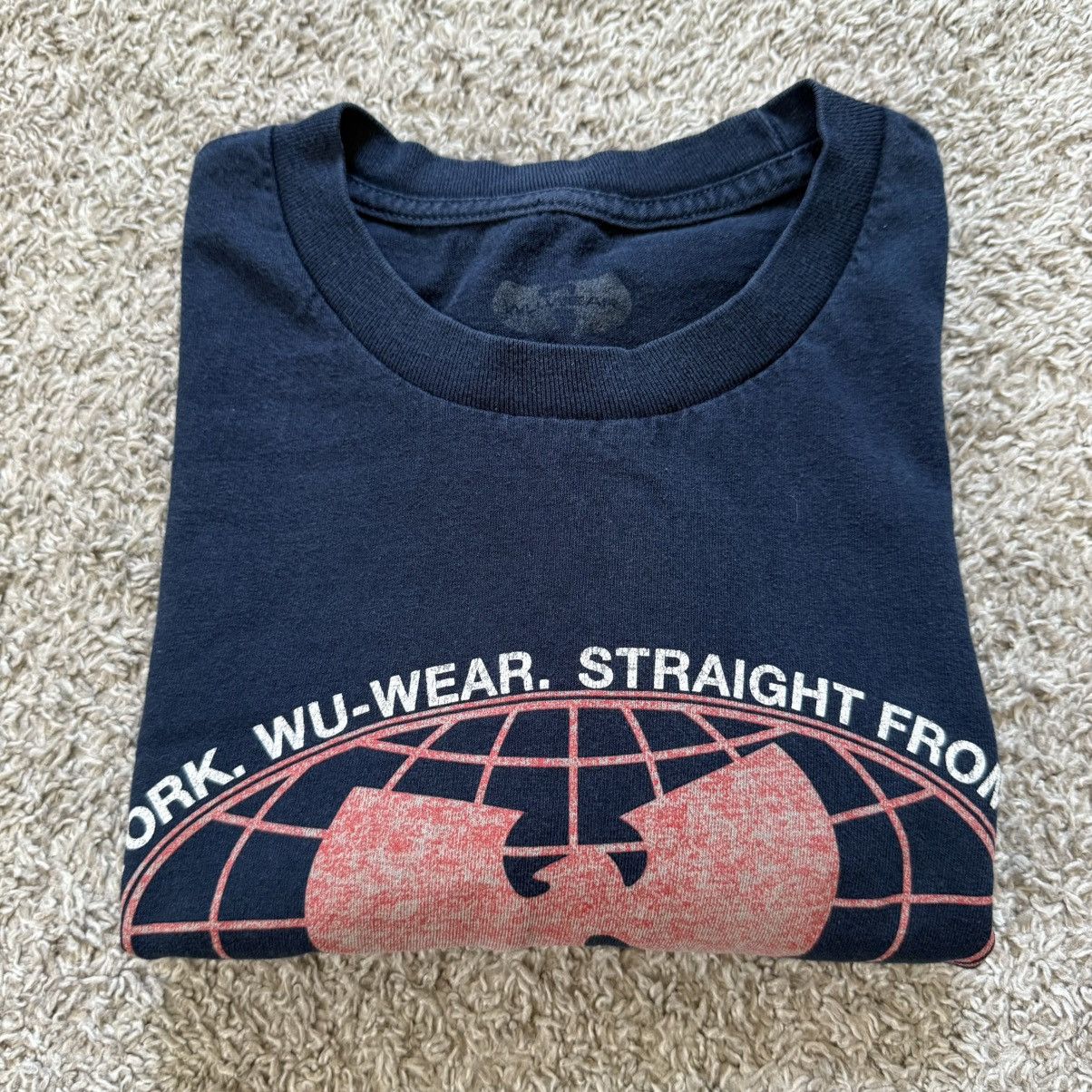 Wu-Tang Clan 🔴Wu-Wear Shirt Size Large Wu-Tang Globe Rza Gza Size US L / EU 52-54 / 3 - 12 Thumbnail