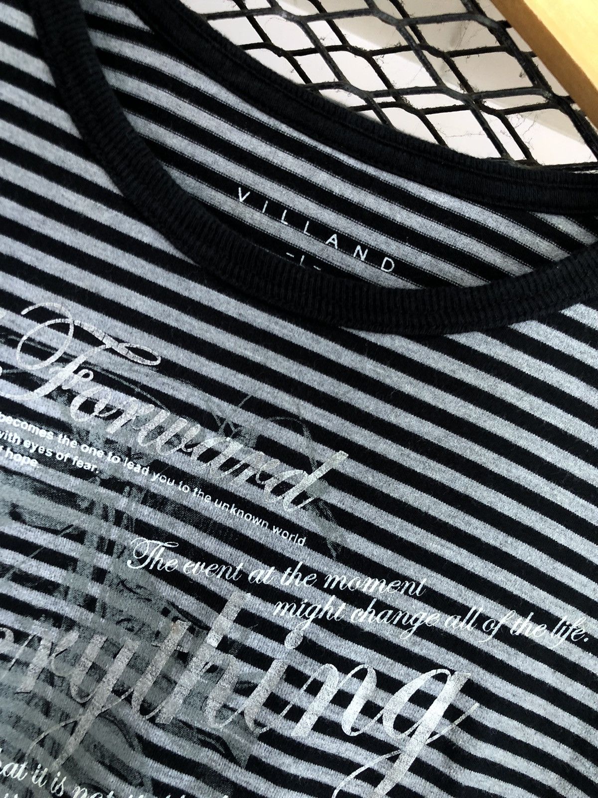 If Six Was Nine × Japanese Brand × Le Grande Bleu (L.G.B.) JAPANESE VILLAND POEM STRIPPED LONGSLEEVE LGBSTYLE Size US L / EU 52-54 / 3 - 5 Thumbnail