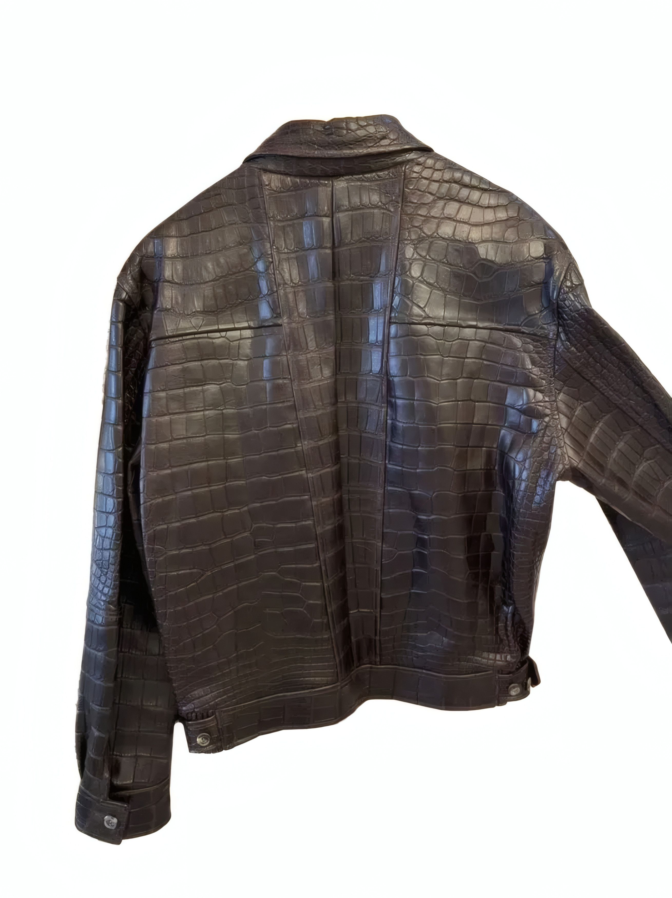 Brioni Genuine Crocodile Leather Jacket