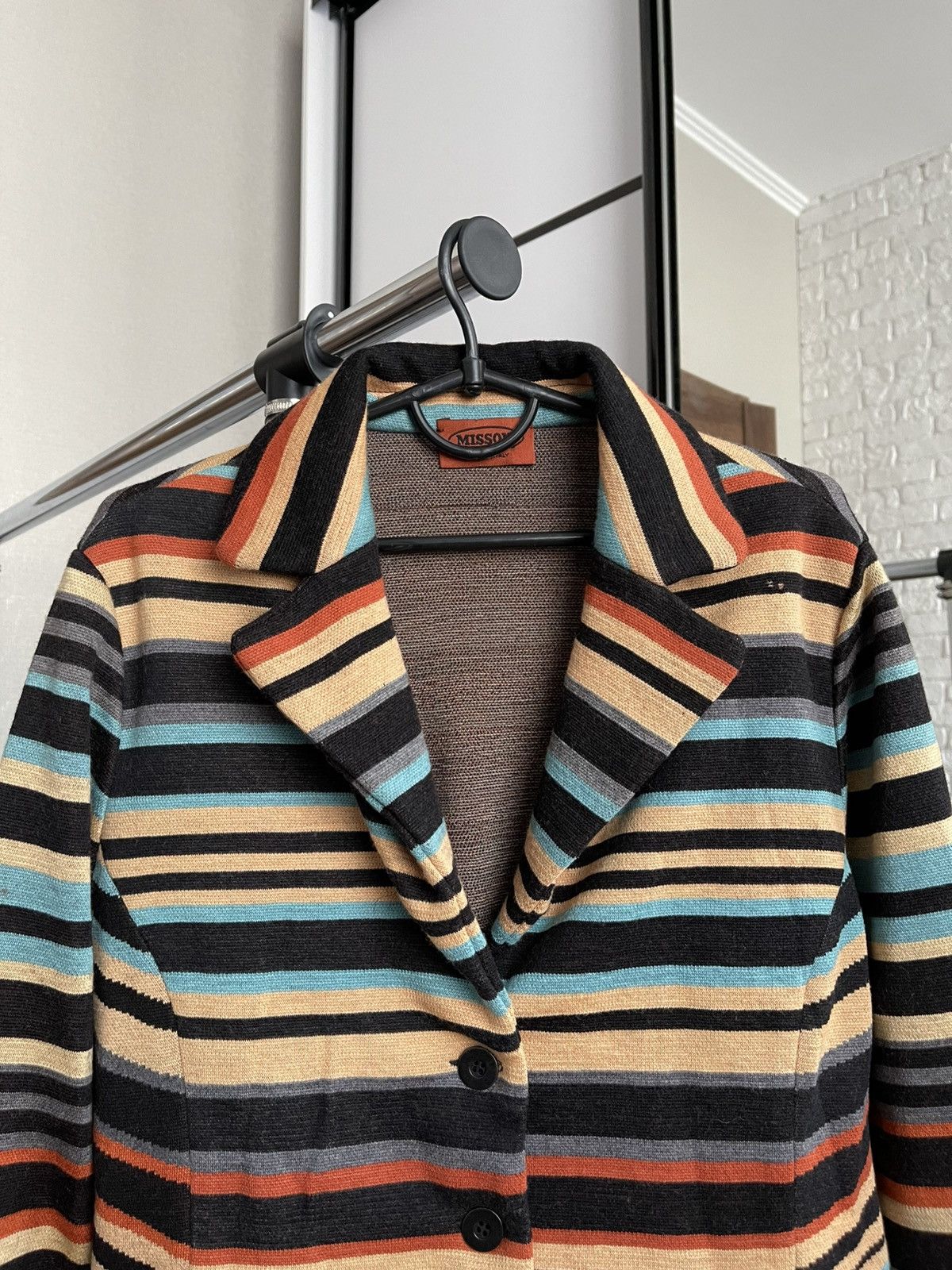 Missoni Missoni Italy Women Wool Jacket Size XL / US 12-14 / IT 48-50 - 6 Thumbnail