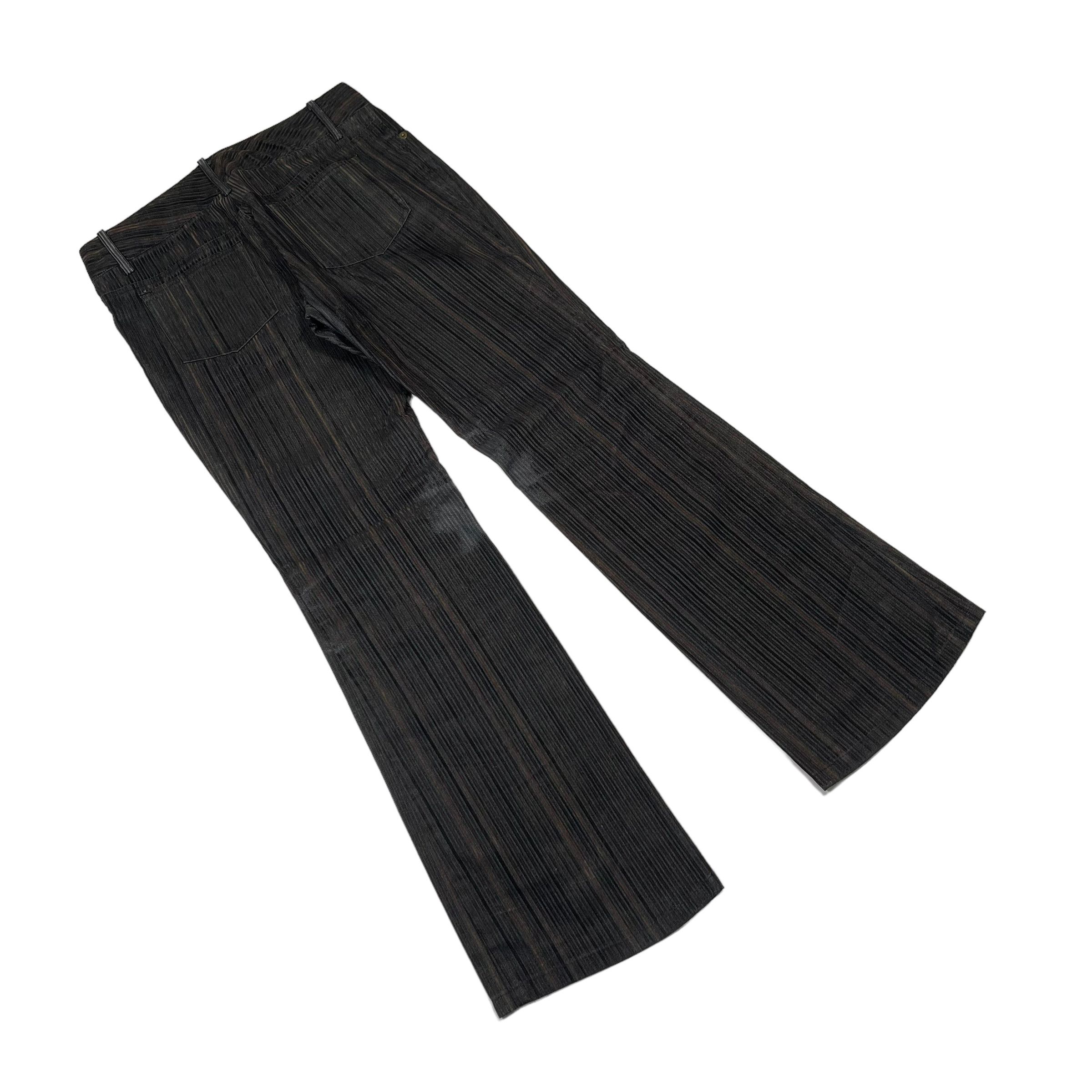 If Six Was Nine × Le Grande Bleu (L.G.B.) × Tornado Mart Tornado Mart Corduroy Striped Flare Pants Size US 30 / EU 46 - 3 Thumbnail