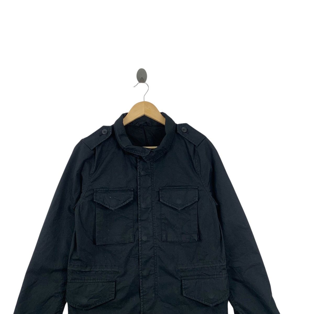 Gap Vintage GAP USA Military Design M65 Black Jacket Windbreaker Size US XS / EU 42 / 0 - 2 Thumbnail