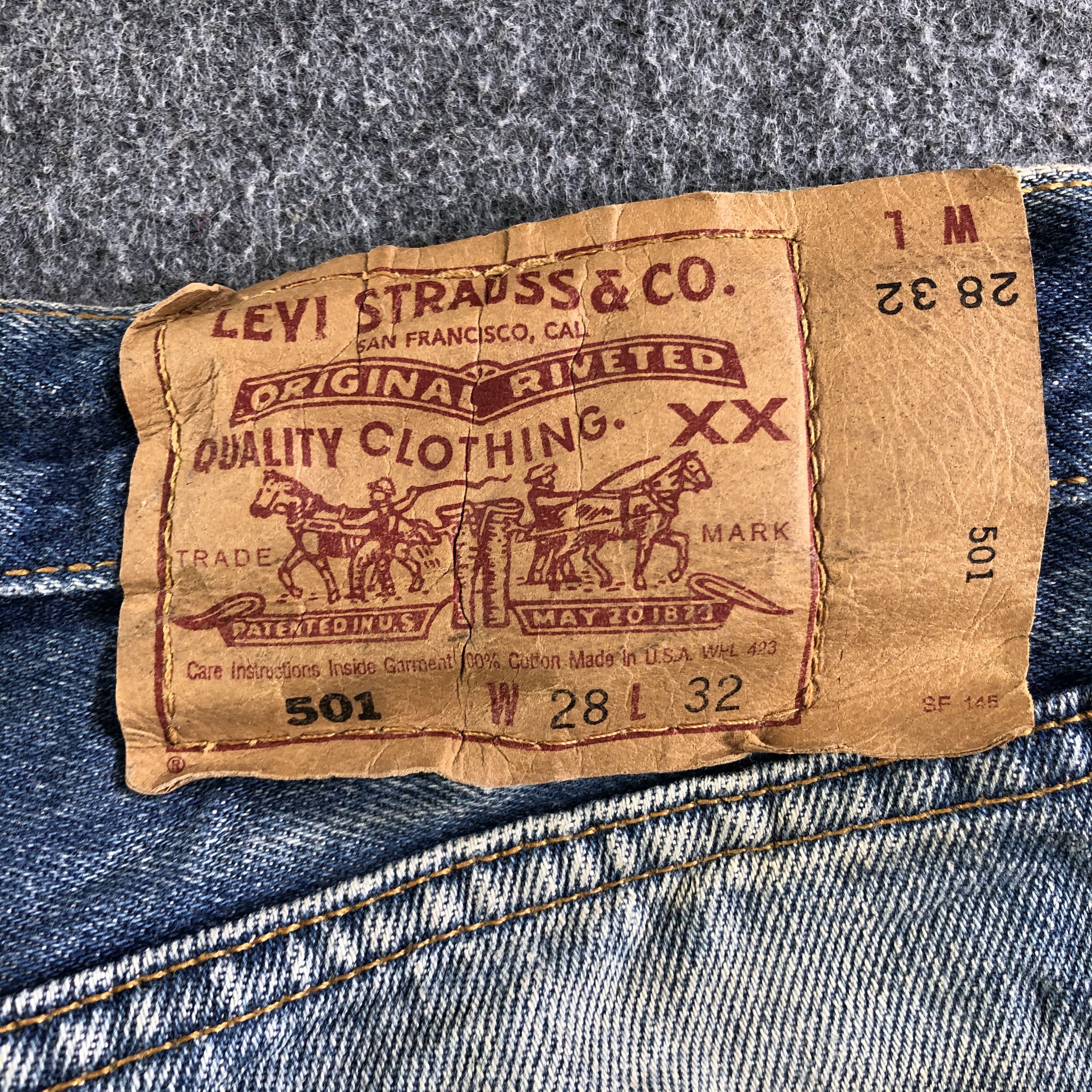 Levi's Vintage 90s Levis 501 Jeans-J4593 Size US 27 - 5 Thumbnail