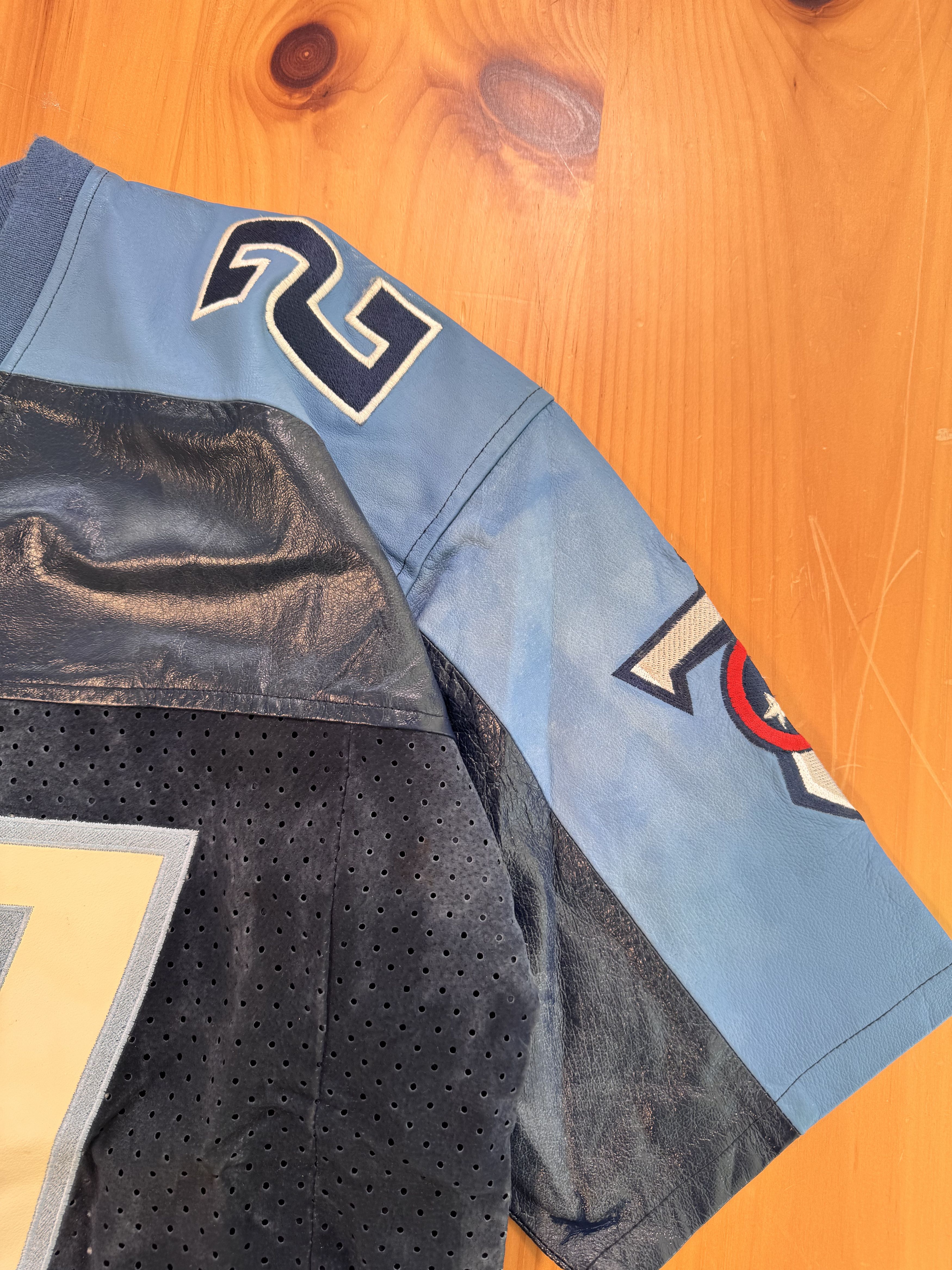 Jeff Hamilton OG Vintage Jeff Hamilton Titans Jersey Leather Size US S / EU 44-46 / 1 - 4 Thumbnail