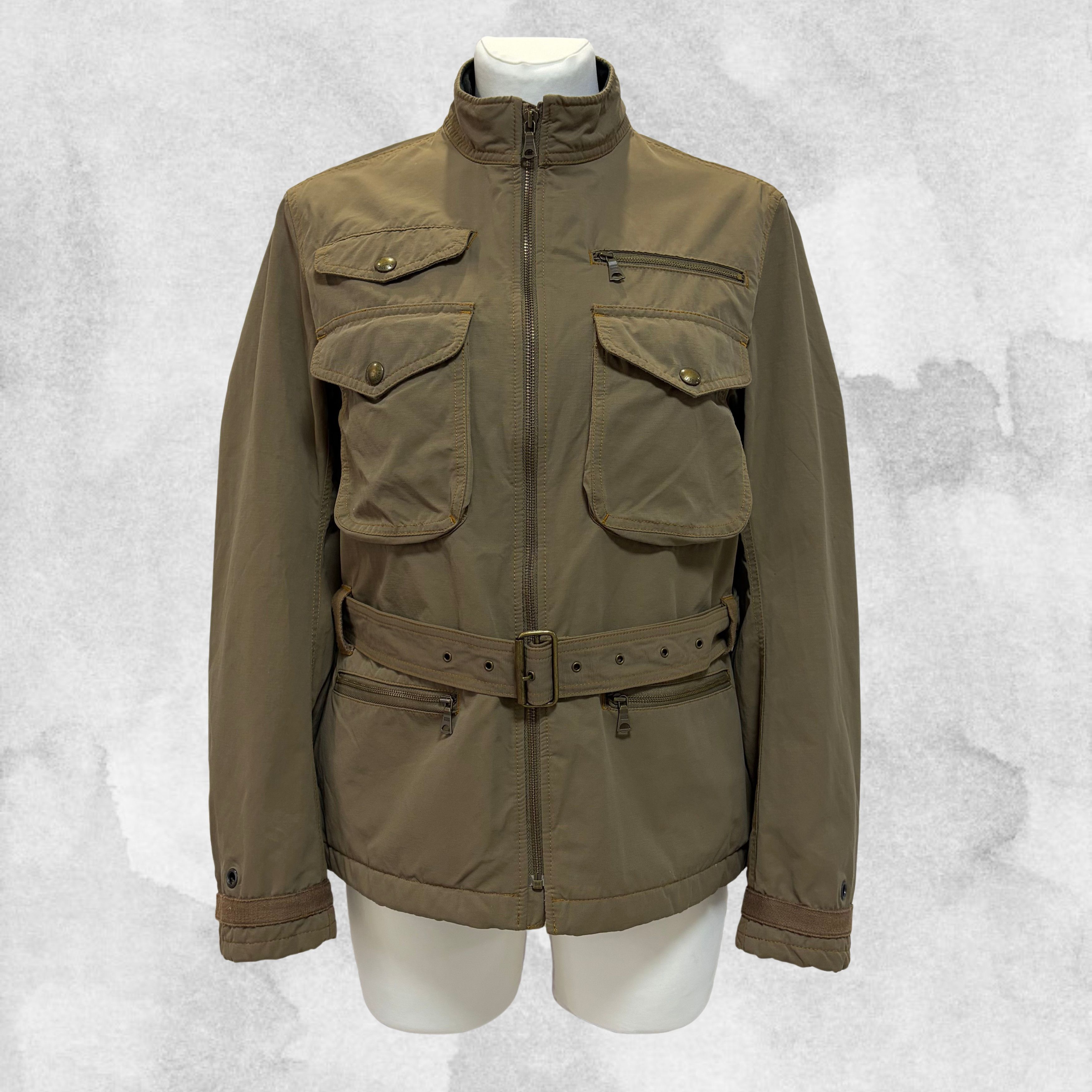 Ralph Lauren Blue Label RALPH LAUREN Belted Utility Jacket Coat RL Polo Vintage Size L / US 10 / IT 46 - 1 Thumbnail