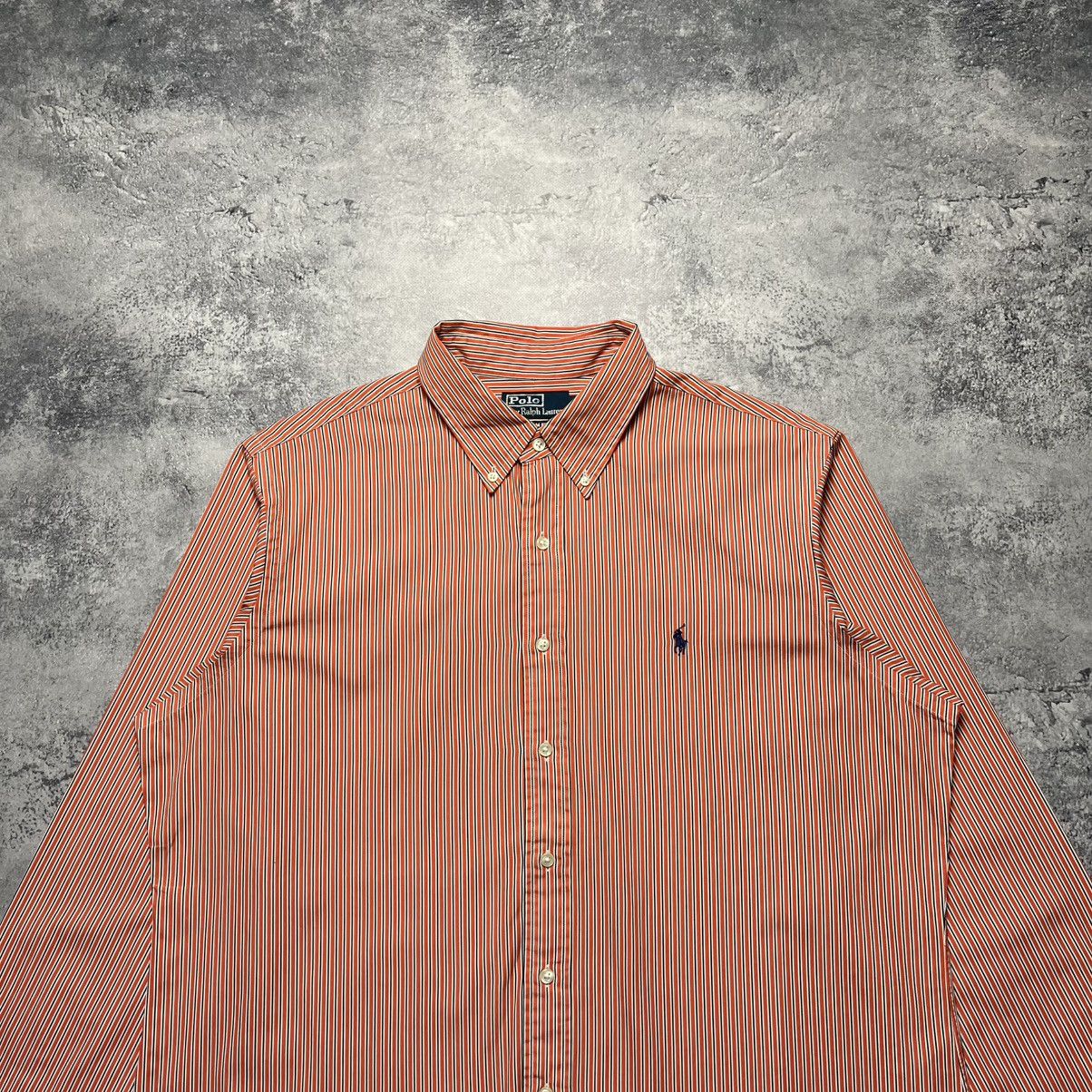 Polo Ralph Lauren Vintage Polo Ralph Lauren Striped Shirt Button Down Size US XL / EU 56 / 4 - 2 Thumbnail