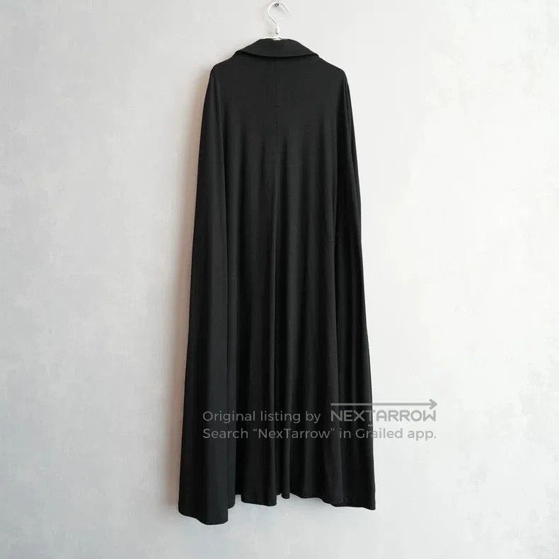 Yohji Yamamoto black wool cape coat by Yohji Yamamoto. Size US M / EU 48-50 / 2 - 4 Thumbnail