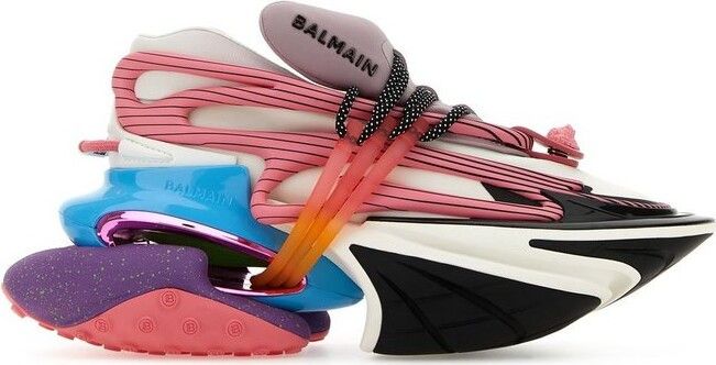 Balmain o1w1db10624 Sneakers in Pink Size US 7 / IT 37 - 2 Thumbnail