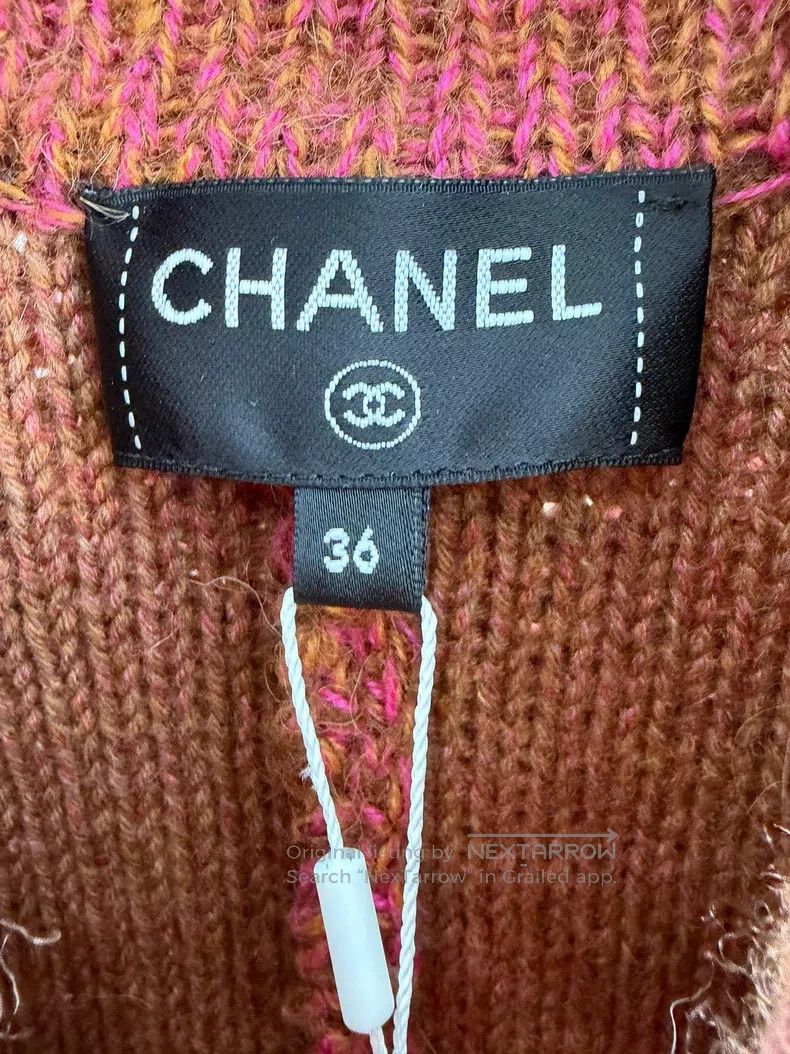 Chanel Chanel Autumn and winter new orange brown cashmere alpaca Size XS / US 0-2 / IT 36-38 - 4 Thumbnail
