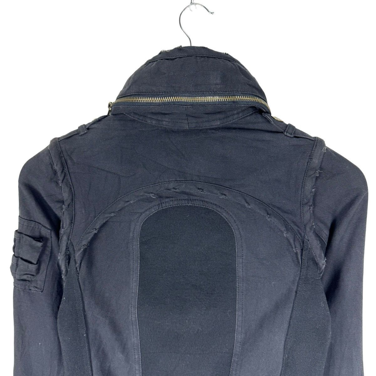 Japanese Brand ⚡️CAROLL SMALL PART DETACHABLE SLEEVE HOODIE BONDAGE JACKET Size XS / US 0-2 / IT 36-38 - 7 Thumbnail