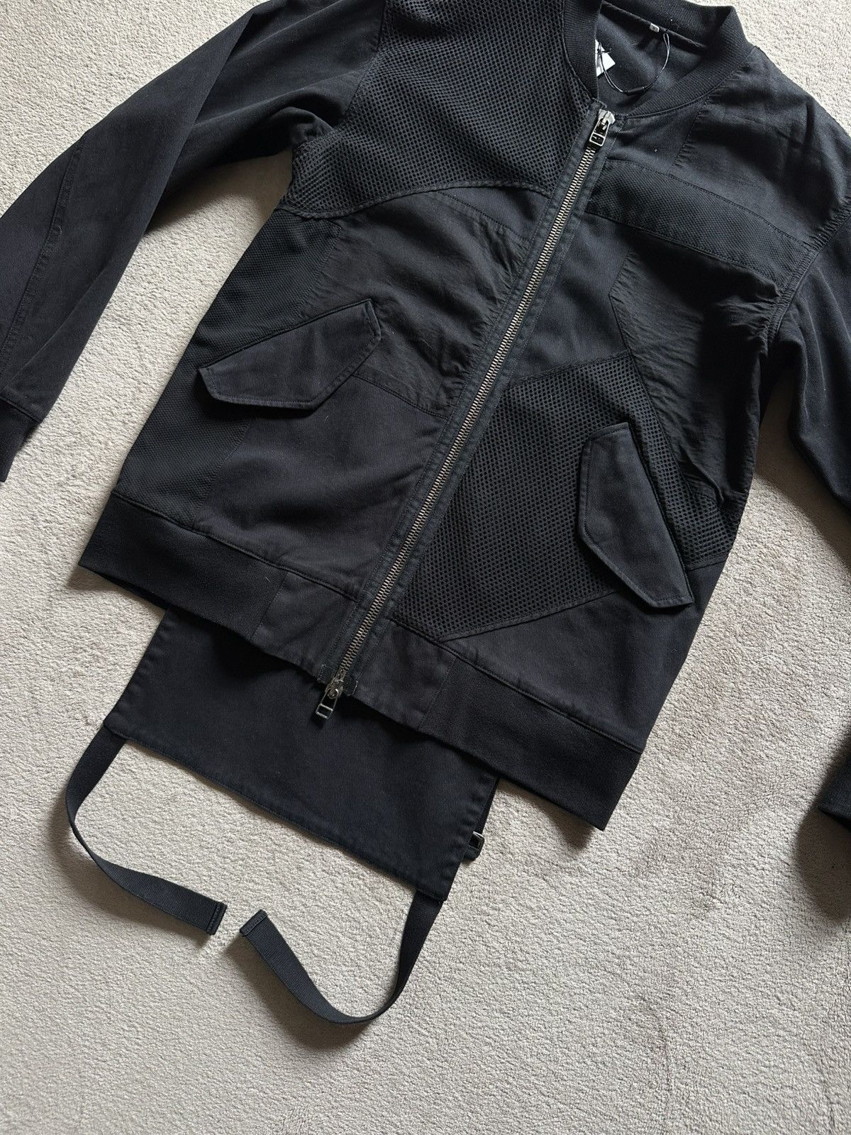 Helmut Lang Helmut Lang H01HM402 Patchwork Bomber Mesh/Straps Size Small Size US S / EU 44-46 / 1 - 7 Thumbnail