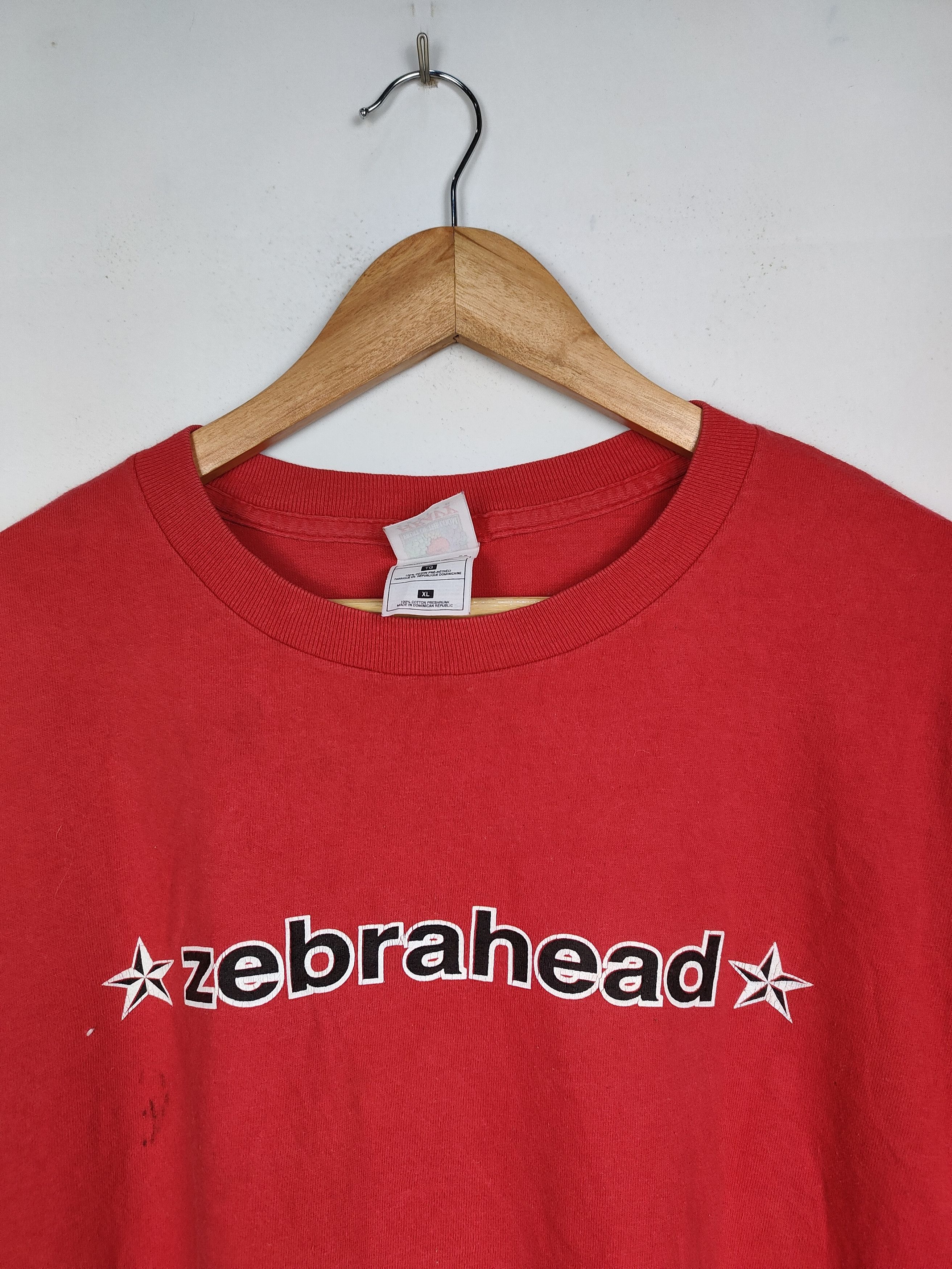 Band Tees × Vintage Vintage 90s Zebra head Band Shirt Size US XL / EU 56 / 4 - 2 Thumbnail