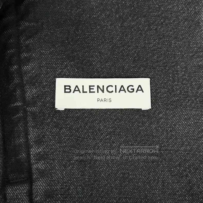 Balenciaga Balenciaga Black Washed Distressed Short Denim Jacket Size XXS / US 00 / IT 34 - 4 Thumbnail