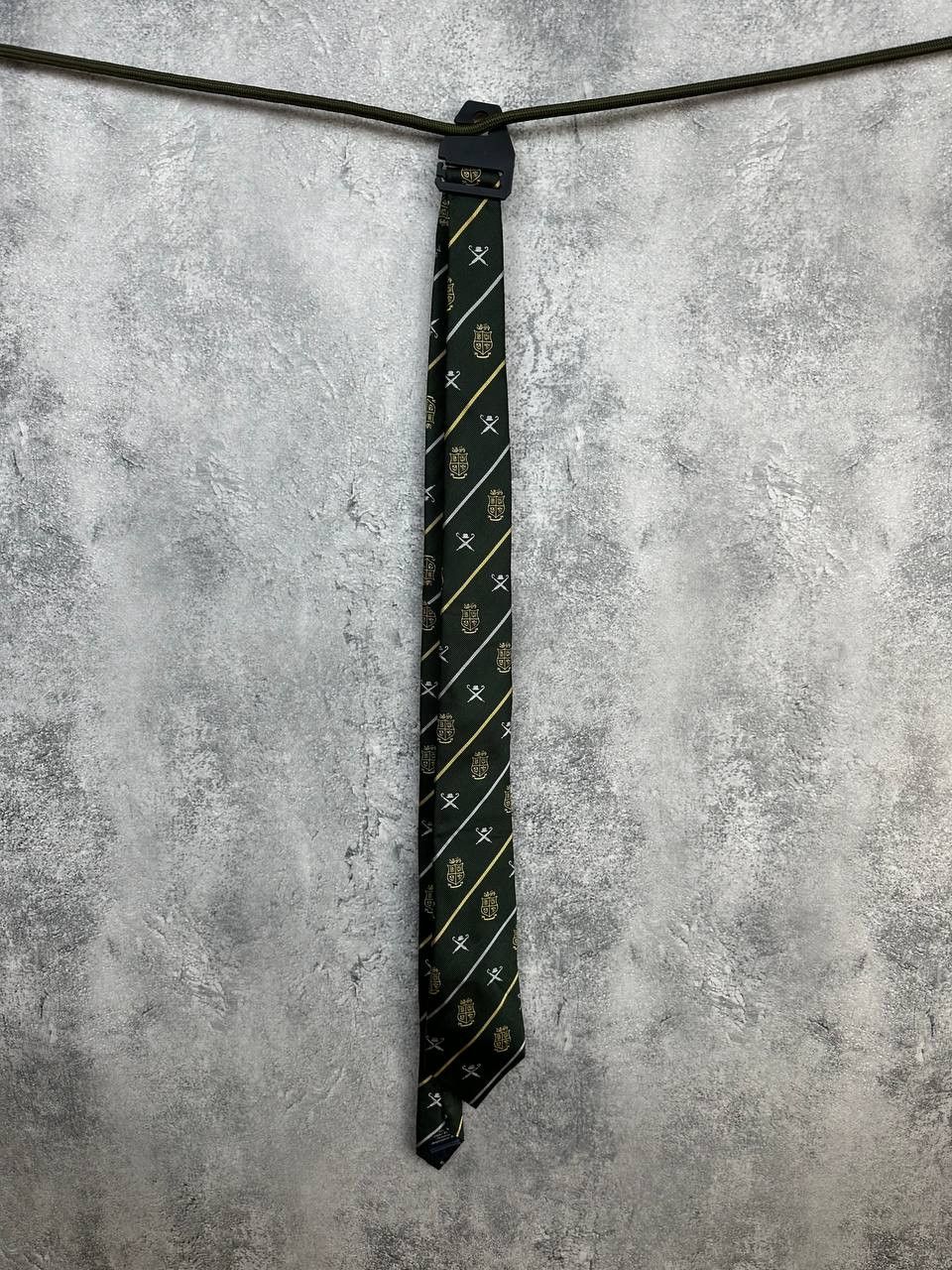 Hackett NWT Hackett London Lions Crest Silk Tie Green Multi One Size Size ONE SIZE - 1 Thumbnail