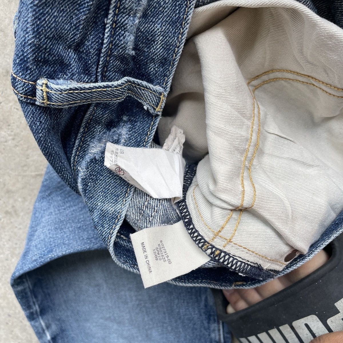 Gap Vintage Gap Faded Jeans SlimFit Distressed Denim Pants W30 Size US 30 / EU 46 - 7 Thumbnail