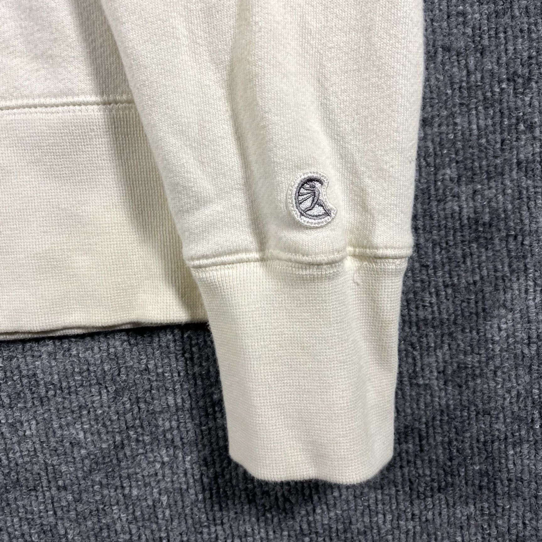 Champion Champion Sweatshirt Mens Pullover Long Sleeve White XS Crew Neck Fleece Cotton Polyester Lightweight Pockets Winter Regular Athletic Size US XS / EU 42 / 0 - 2 Thumbnail